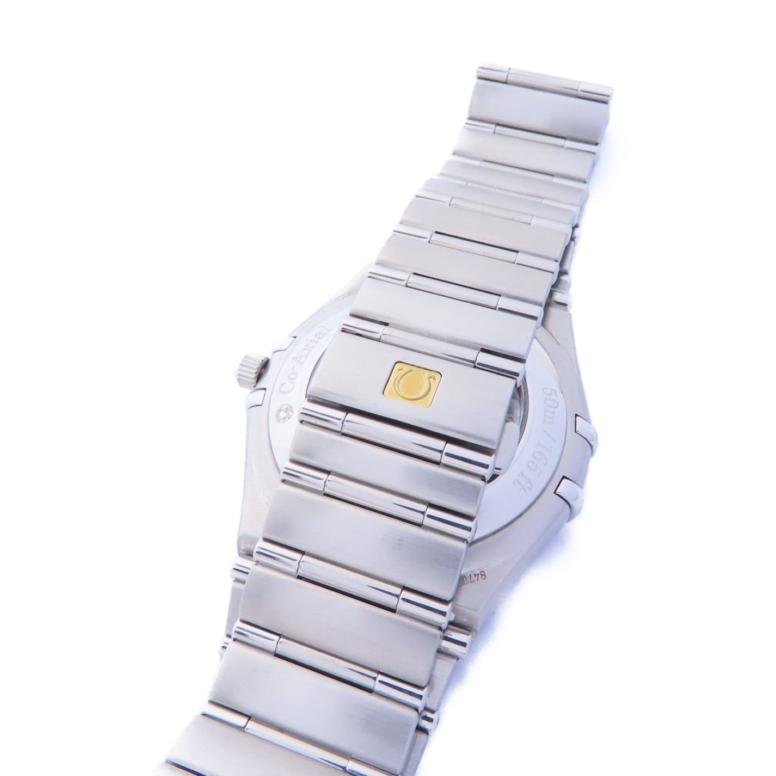 OMEGA Constellation不鏽鋼鑽石手錶自動機芯銀色