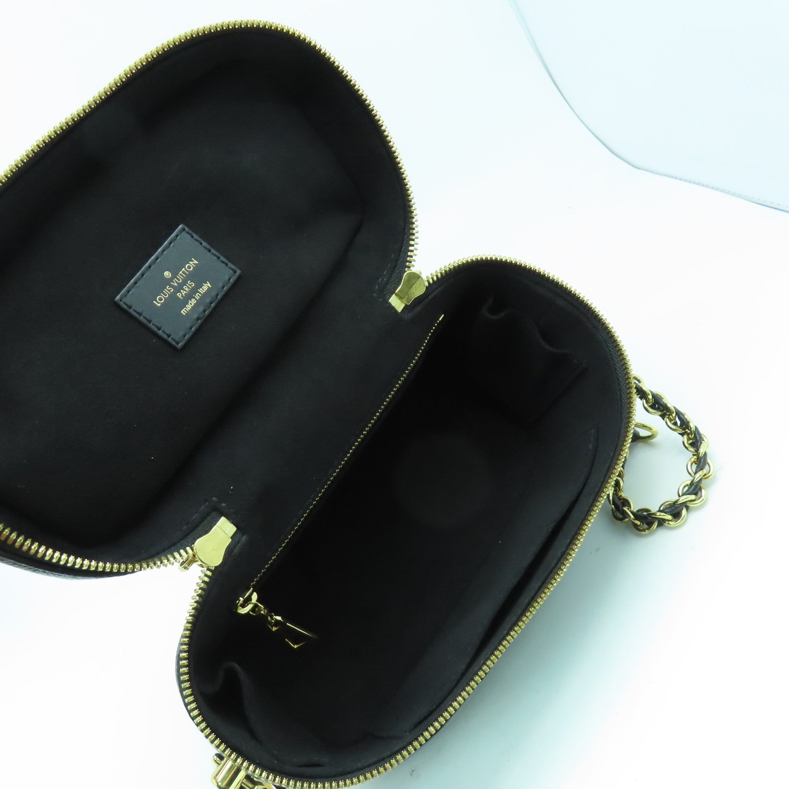 LOUIS VUITTON 【激減優惠】Monogram Empreinte Vanity PM金扣手挽肩背兩用袋黑色