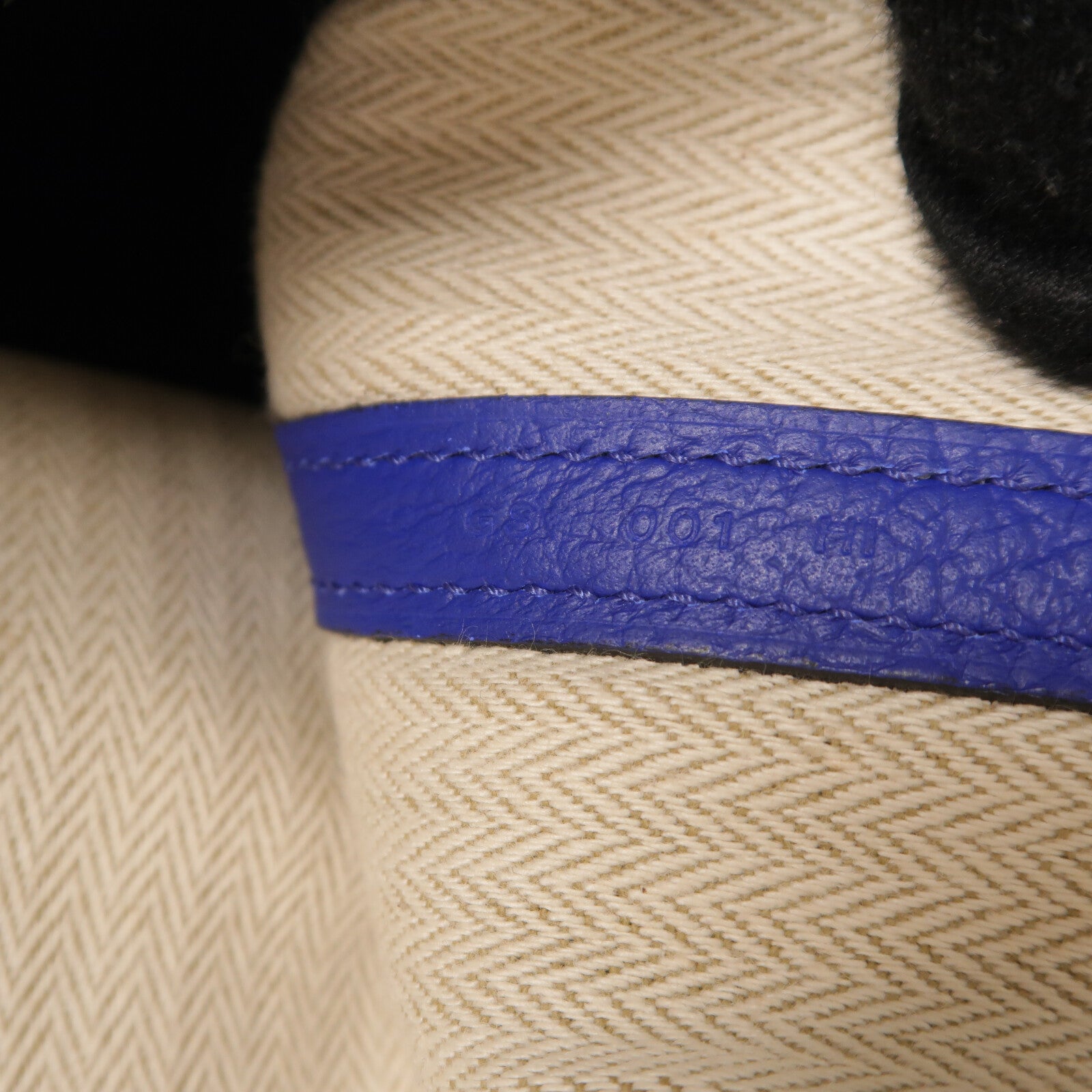 HERMES Country皮革Garden Party PM手挽袋Blue Electric