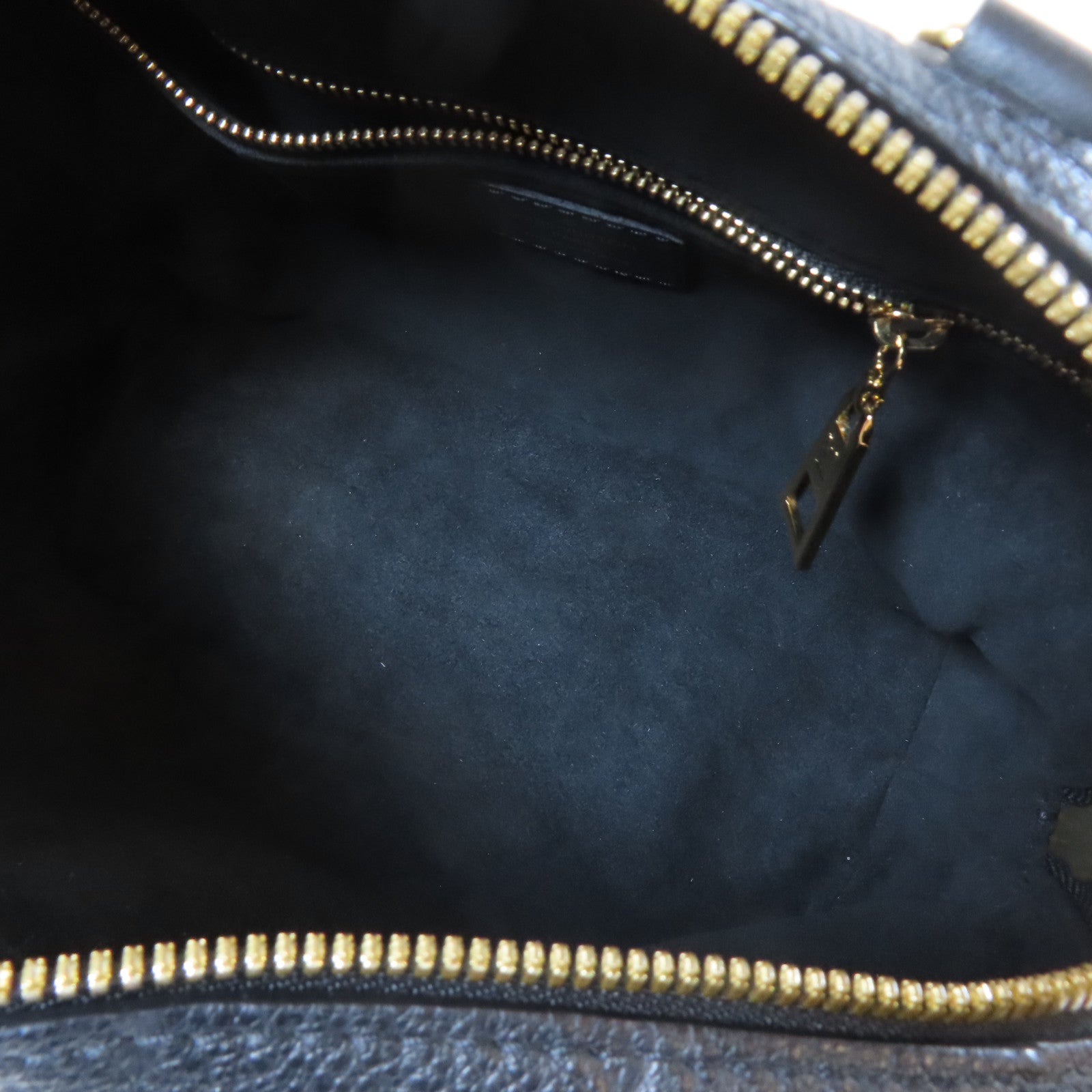 LOUIS VUITTON Monogram Empreinte Petit Malle金扣手挽肩背兩用袋黑色