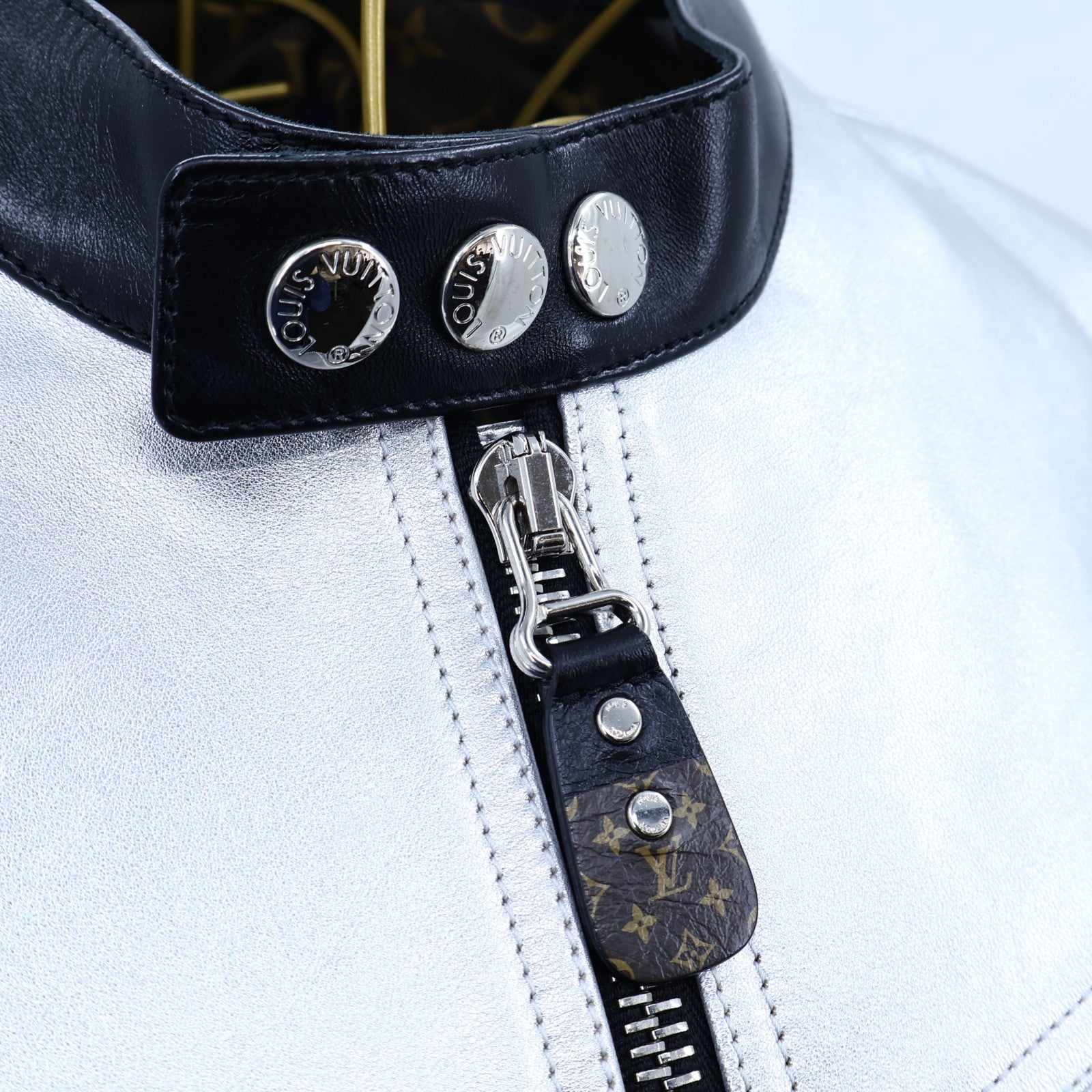 LOUIS VUITTON Calfskin/Lambskin Riders Jacket外套