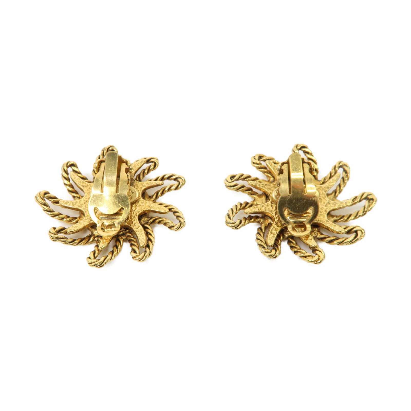 CHANEL 金屬Earrings耳環金色