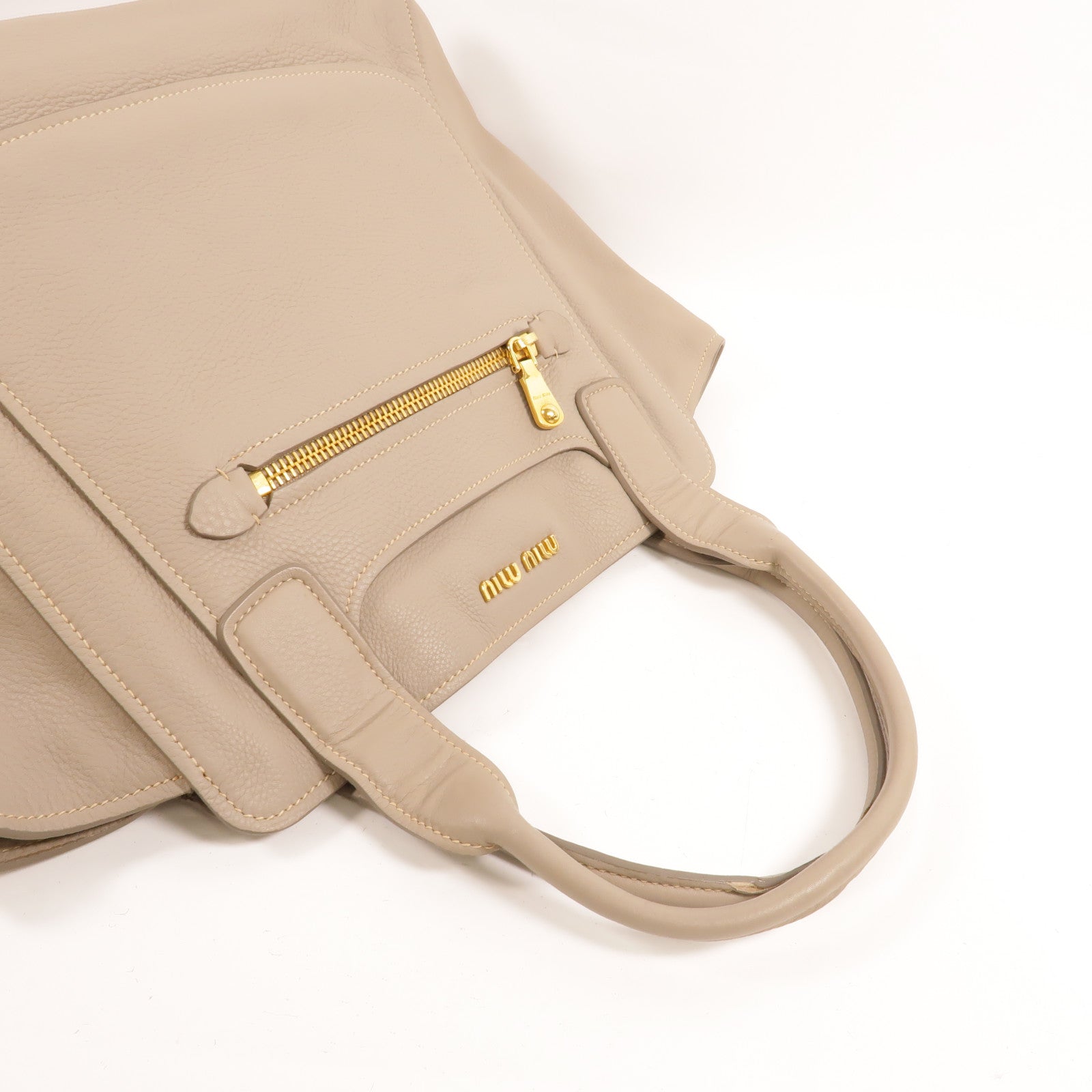 Miu Miu 牛皮皮革Hand Bag手挽袋