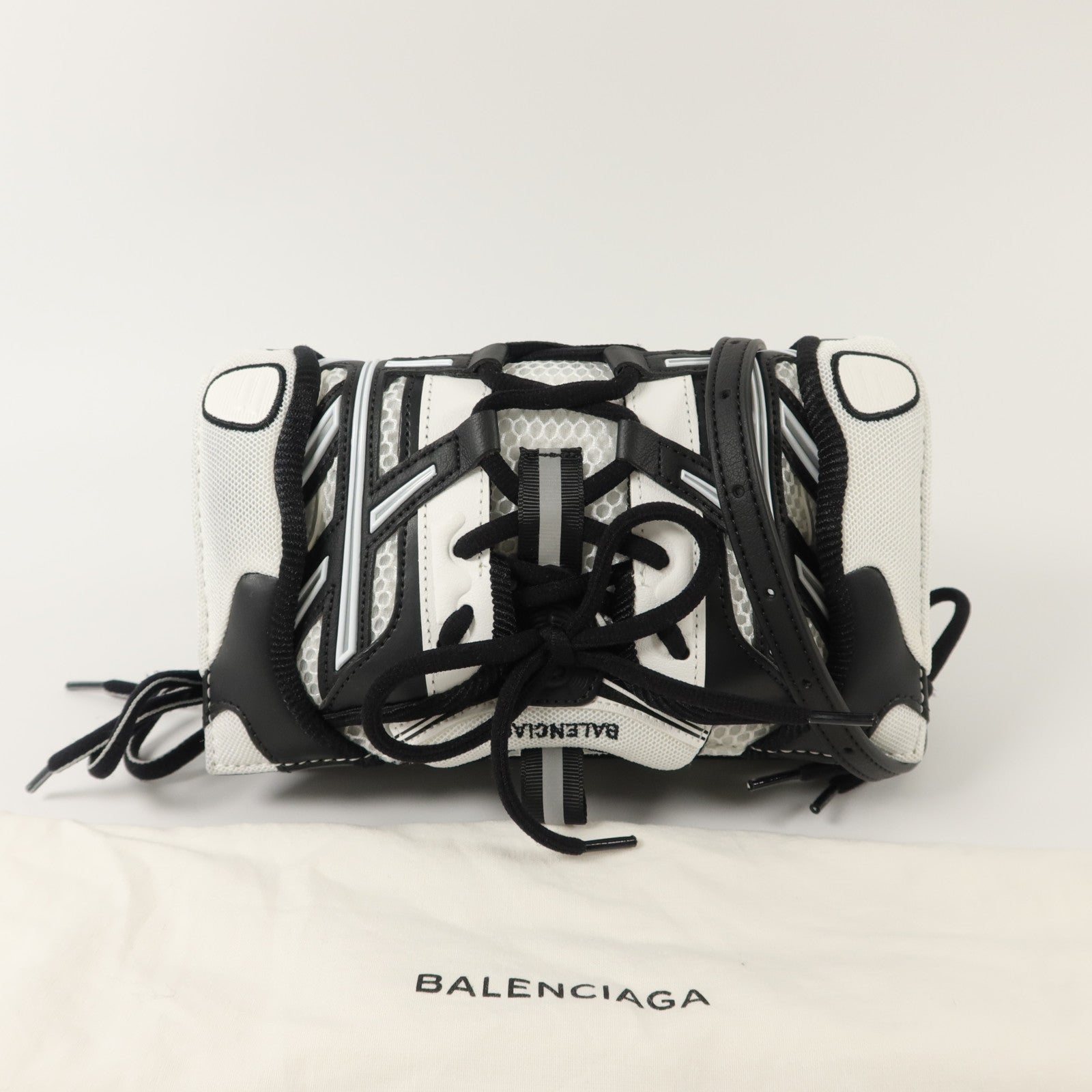 BALENCIAGA 尼龍/牛皮皮革Sneakerhead Phone Crossbody Bag肩背袋
