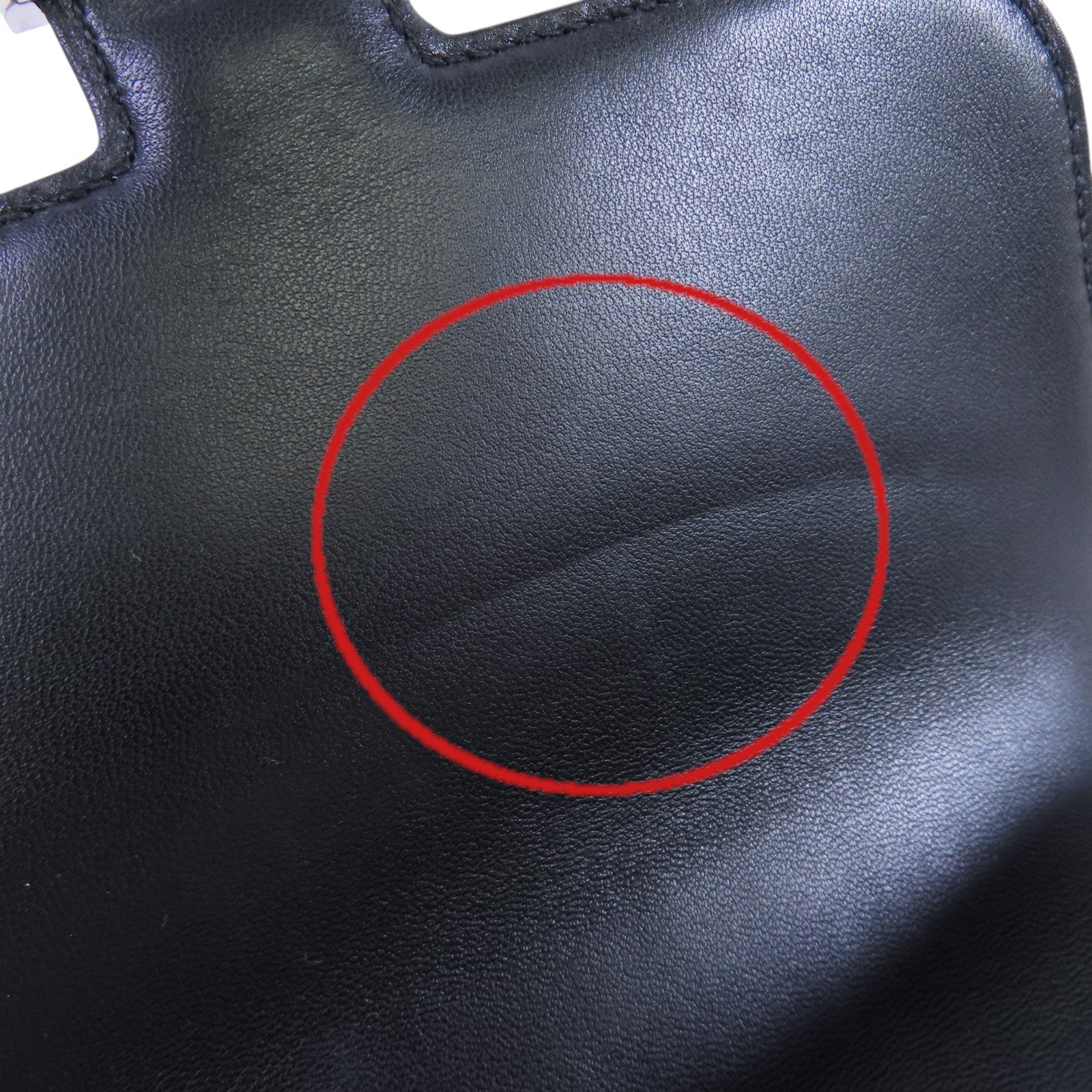 HERMES Swift皮革Mini Constance Shoulder Bag銀扣肩背袋