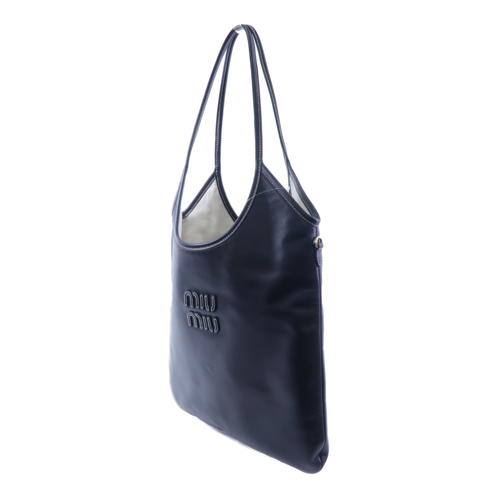 Miu Miu 牛皮皮革Ivy Tote肩背袋