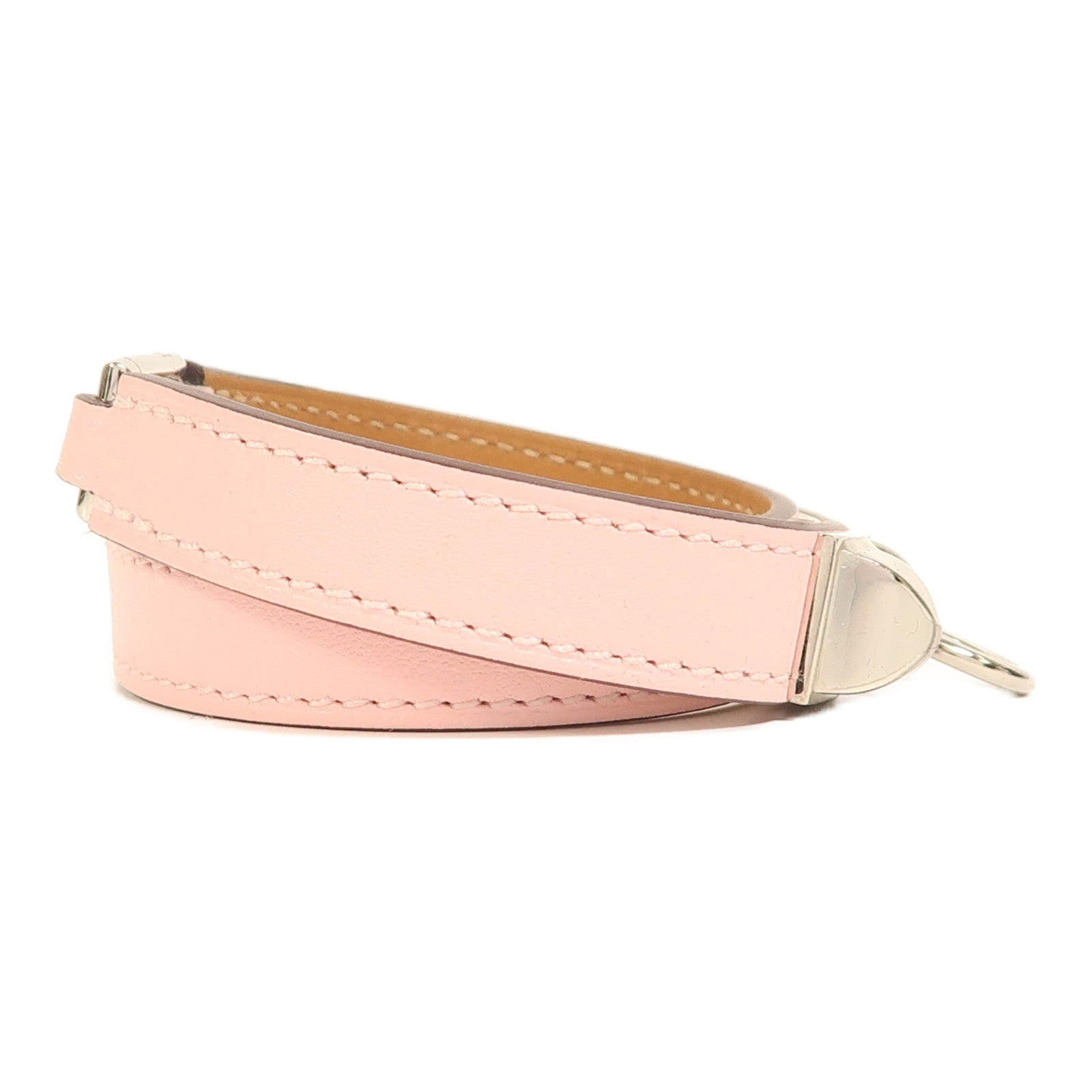 HERMES Swift皮革Rivale Double Tour手鐲