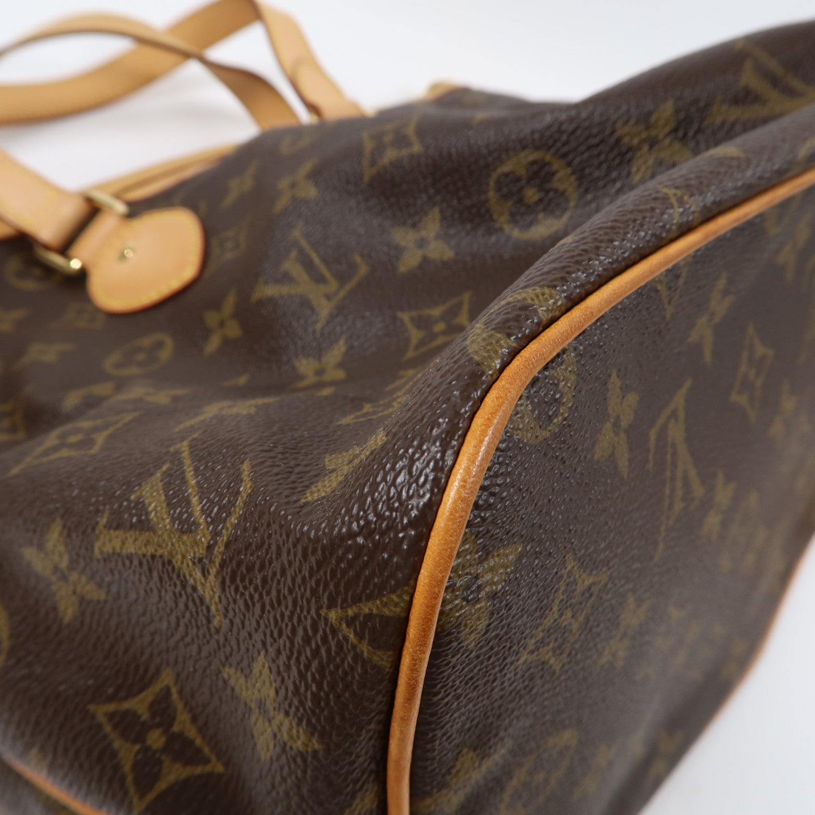 LOUIS VUITTON Monogram Palermo PM金扣手挽肩背兩用袋啡色
