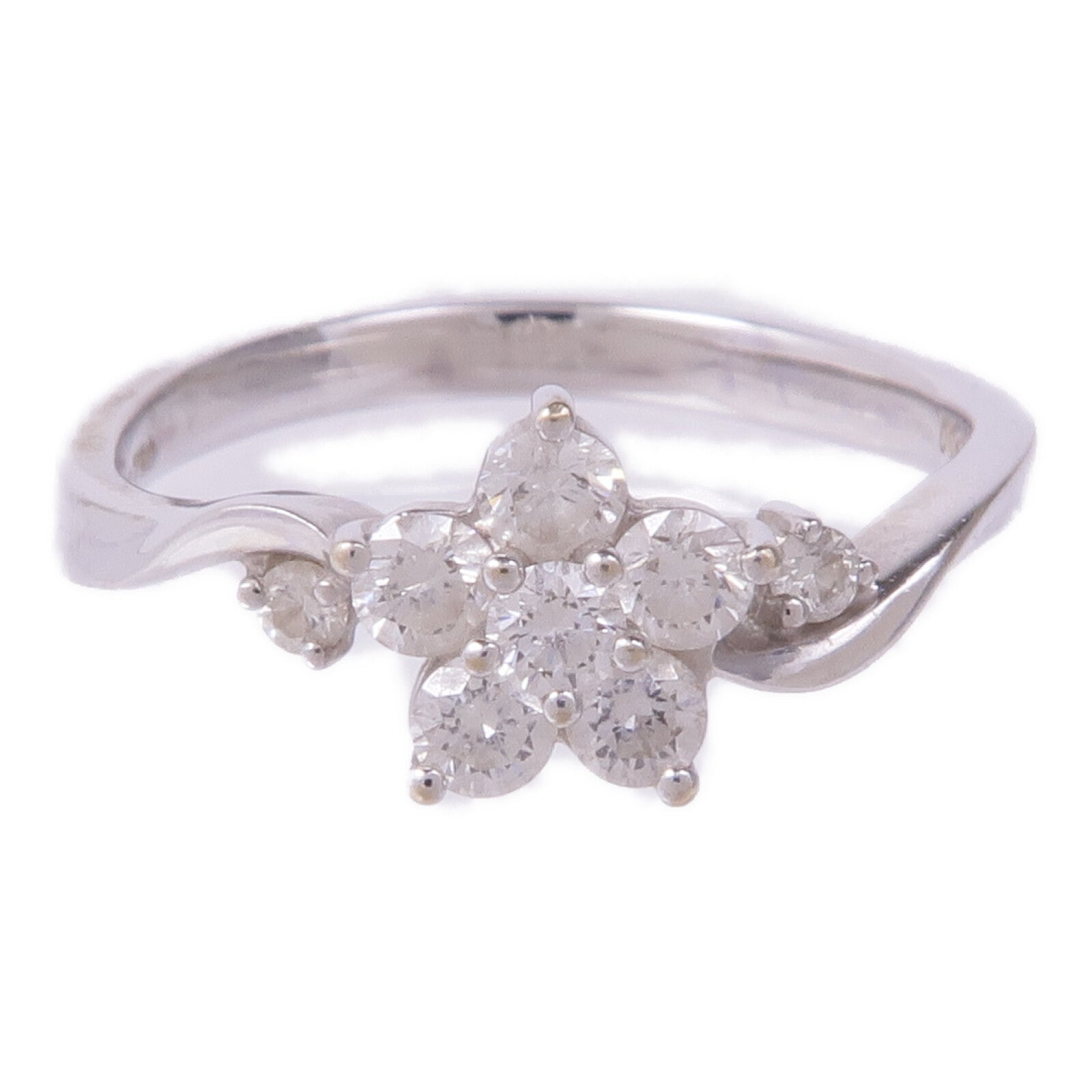 JEWELRY 18K白金Diamond Ring鑽石戒指US#6.75