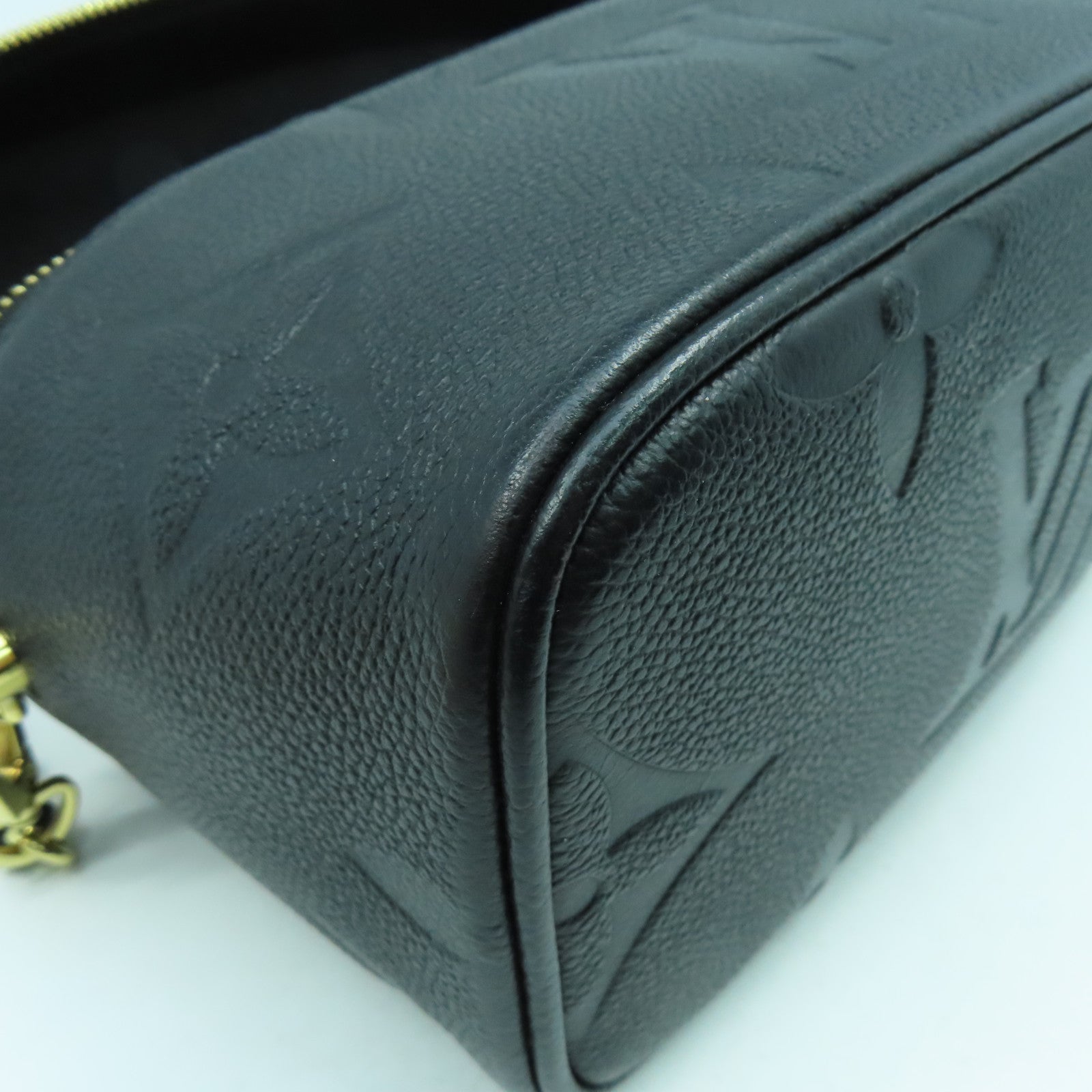 LOUIS VUITTON 【激減優惠】Monogram Empreinte Vanity PM金扣手挽肩背兩用袋黑色