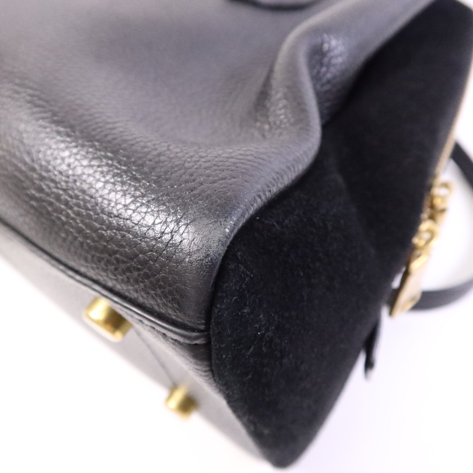 COACH 牛皮皮革Shoulder Bag金扣肩背袋