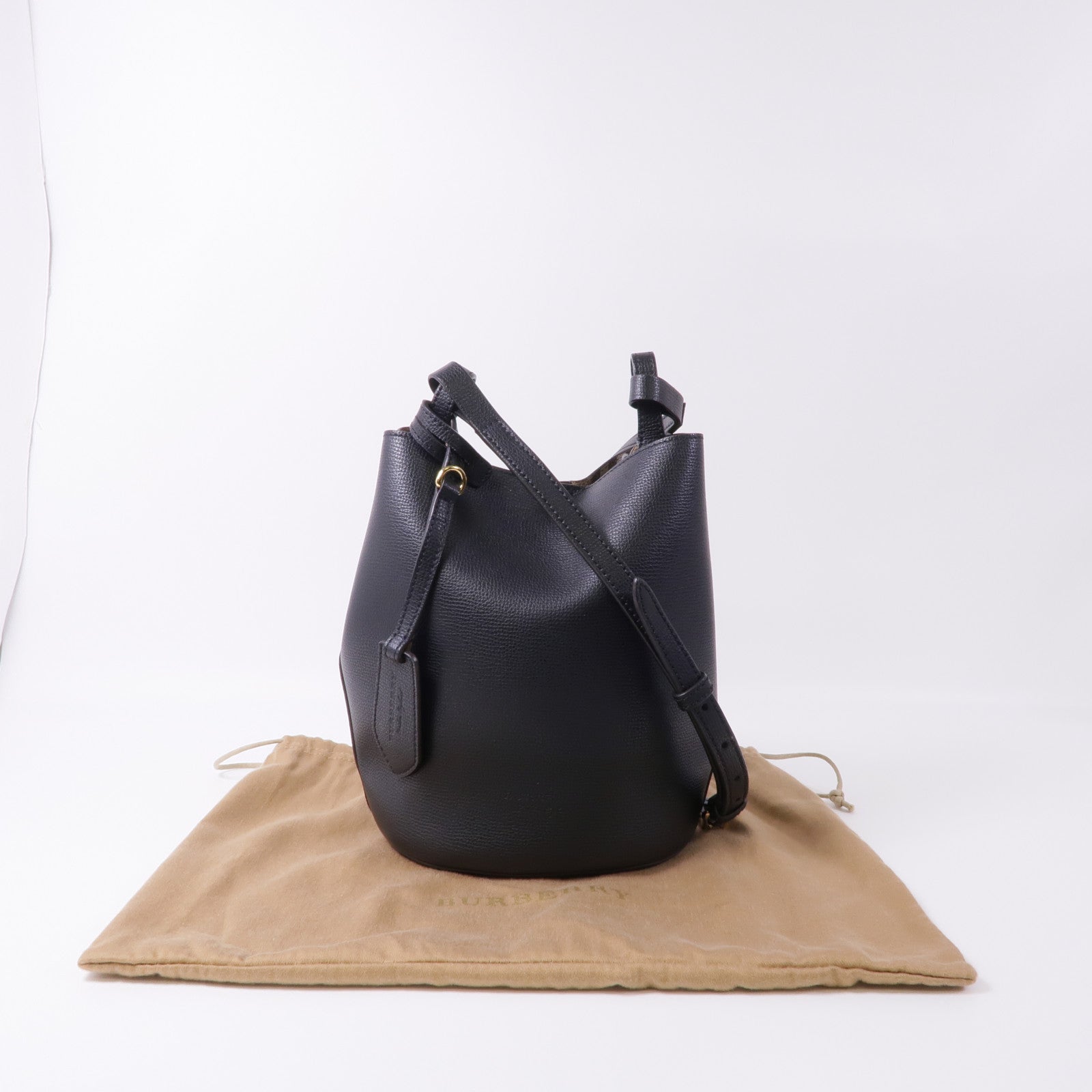 BURBERRY 牛皮皮革Shoulder Bag金扣肩背袋