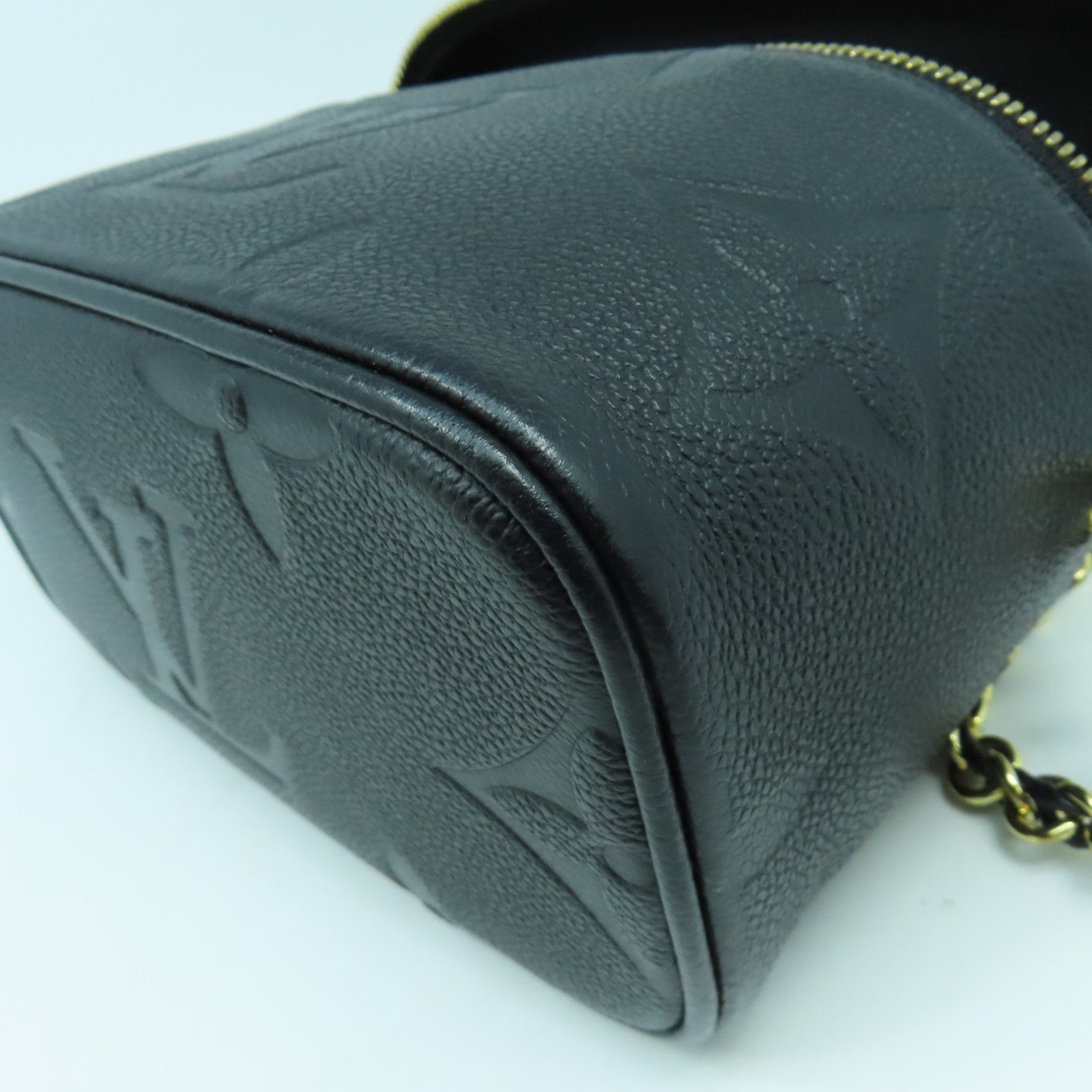 LOUIS VUITTON 【激減優惠】Monogram Empreinte Vanity PM金扣手挽肩背兩用袋黑色