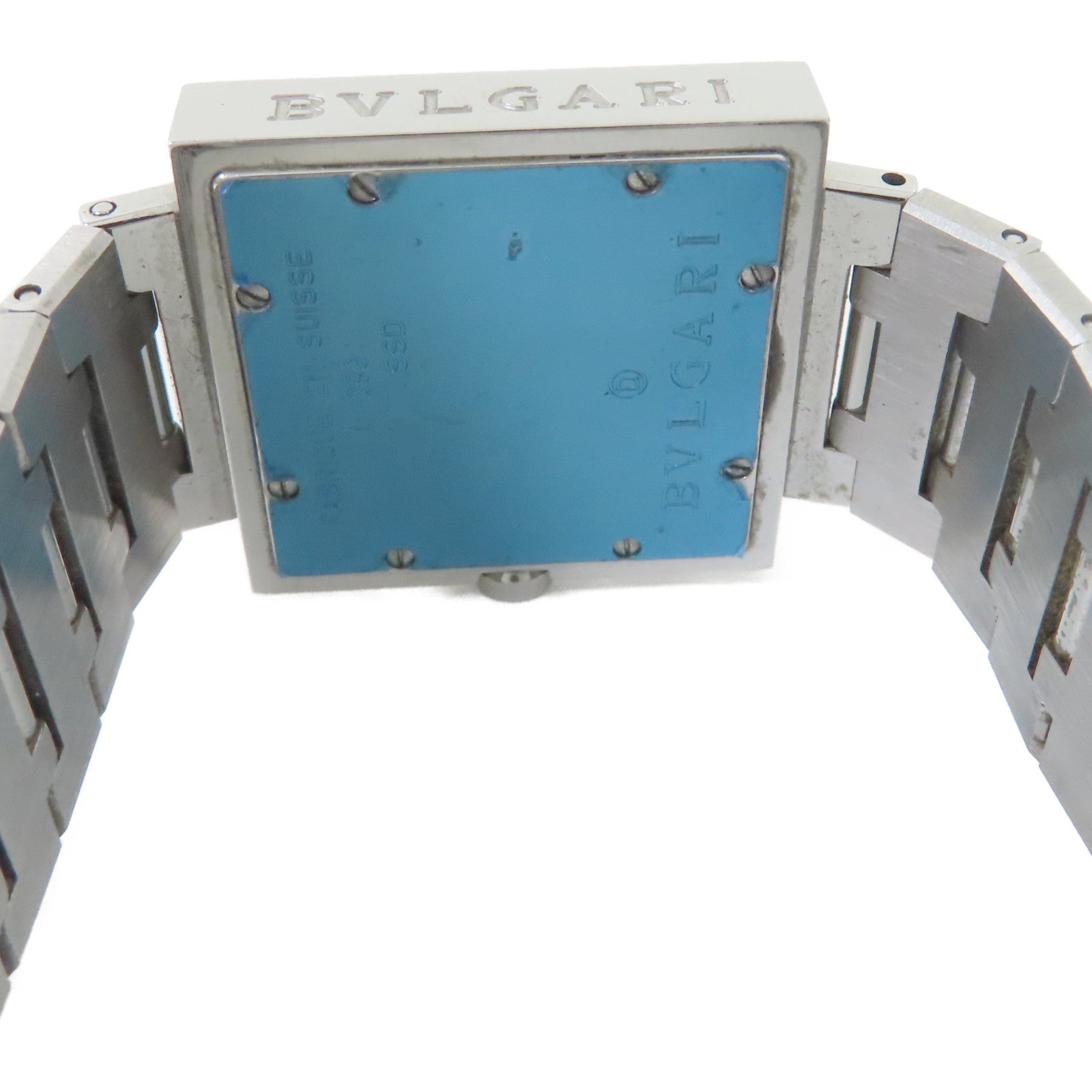 BVLGARI 不鏽鋼Watch手錶石英機芯黑色