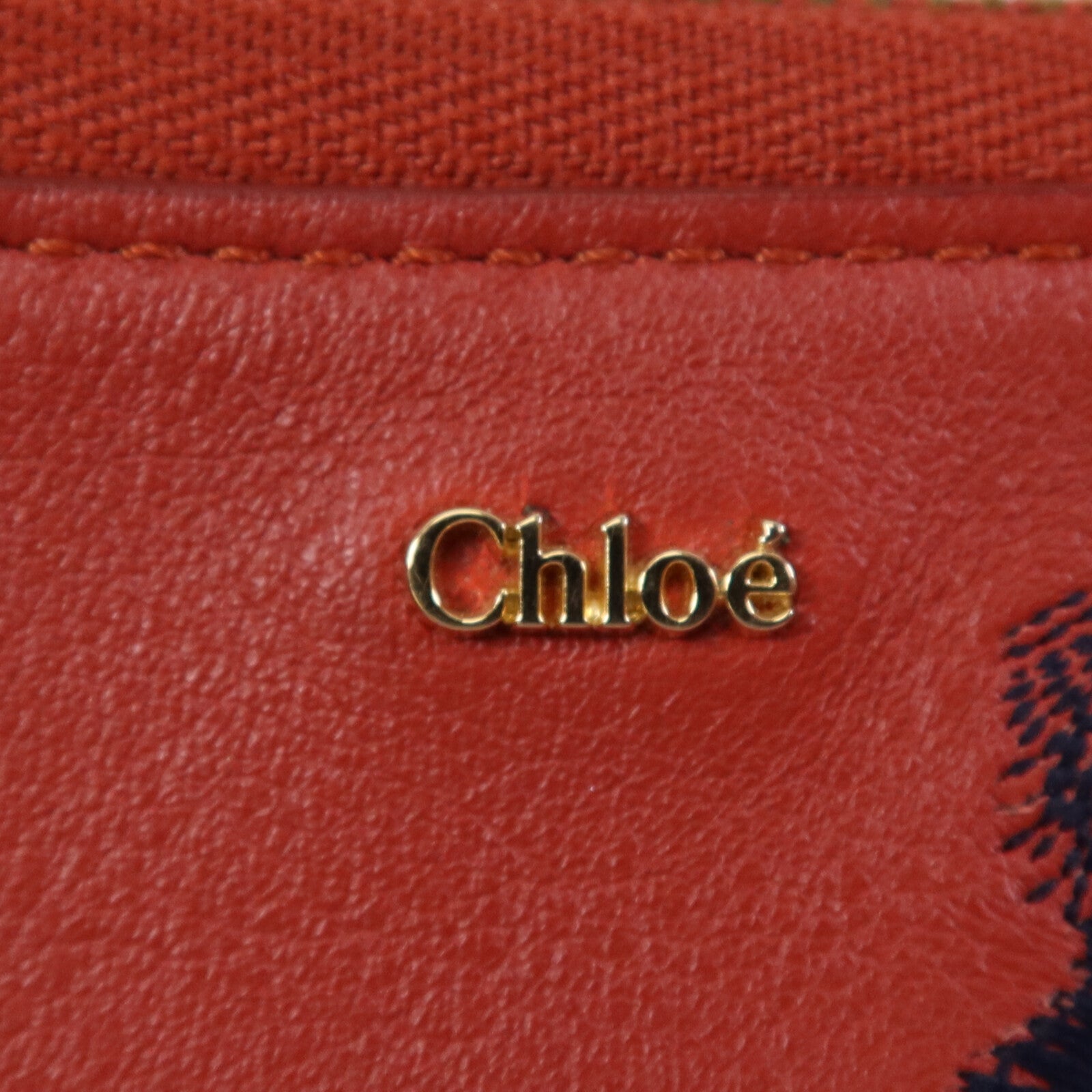 Chloe 牛皮皮革Card Case金扣卡片套