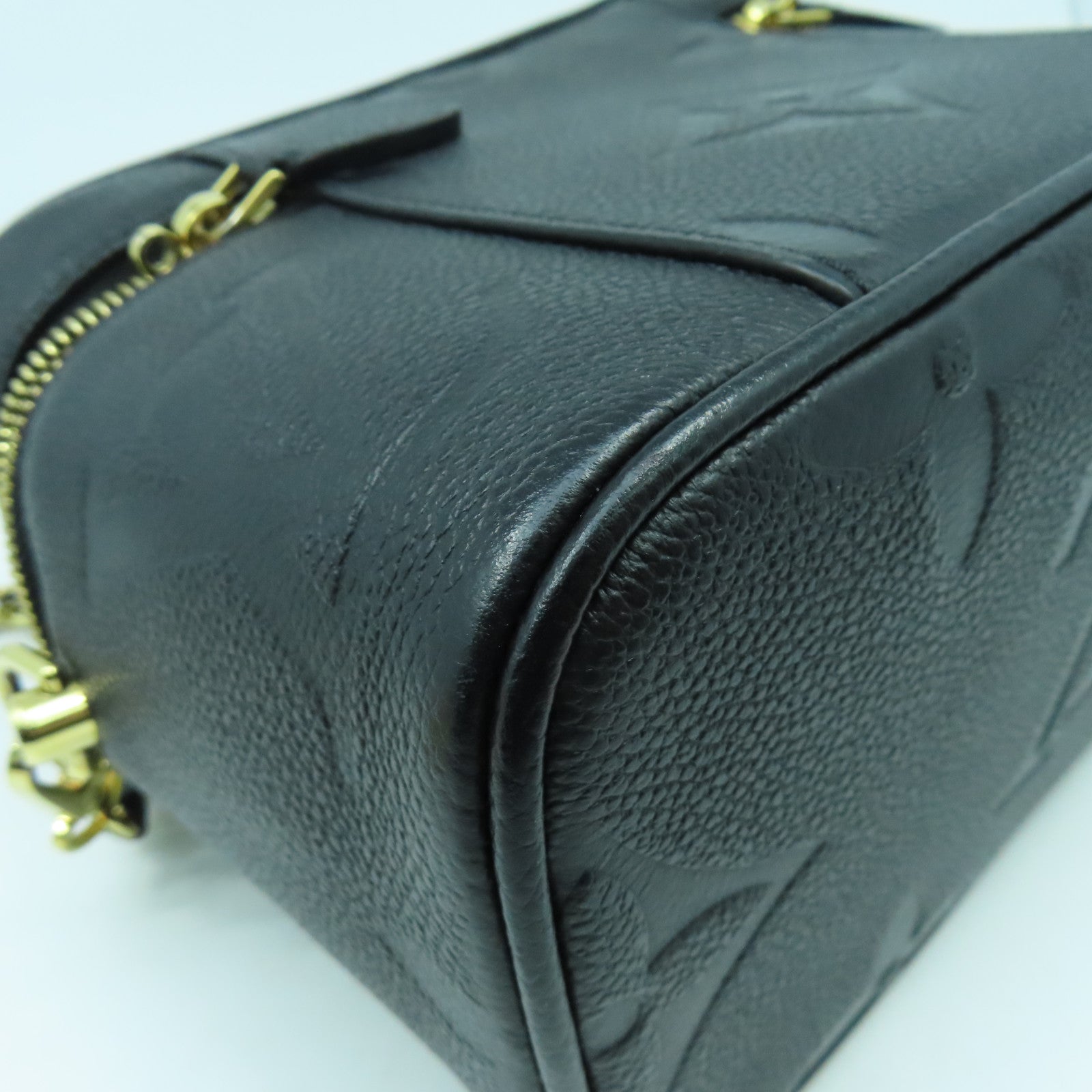 LOUIS VUITTON 【激減優惠】Monogram Empreinte Vanity PM金扣手挽肩背兩用袋黑色