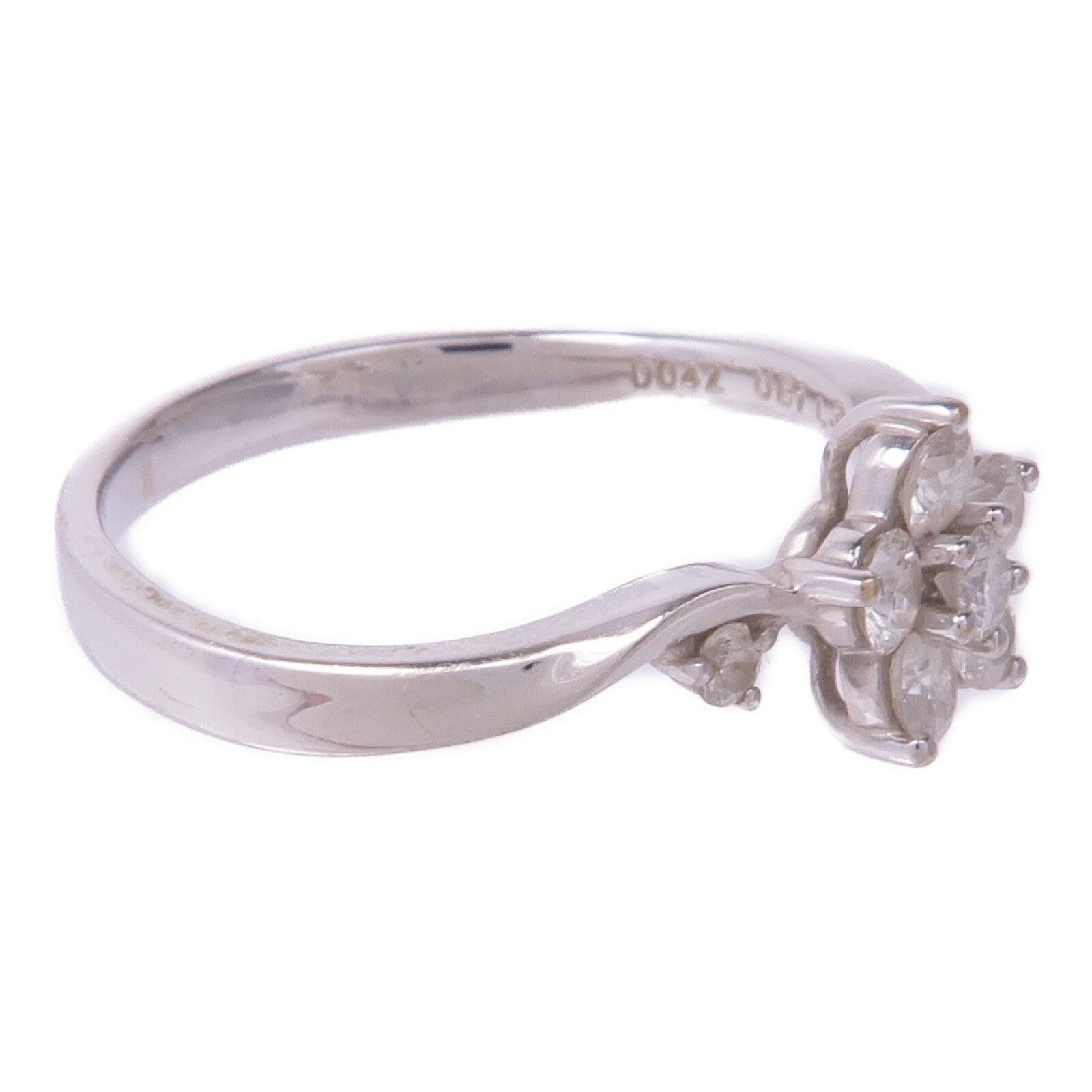 JEWELRY 【激減優惠】18K白金Diamond Ring鑽石戒指US#6.75