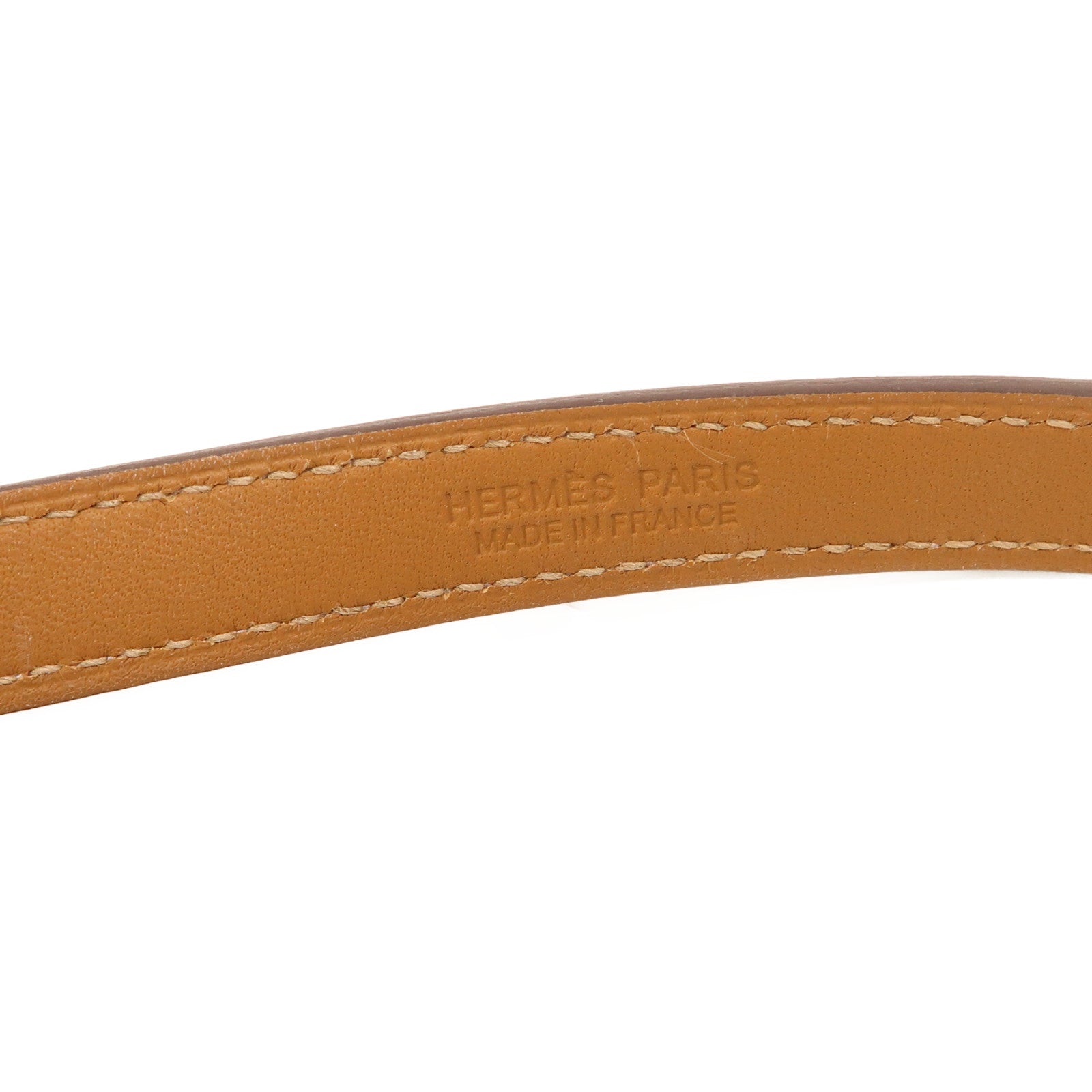 HERMES Swift皮革Rivale Double Tour手鐲