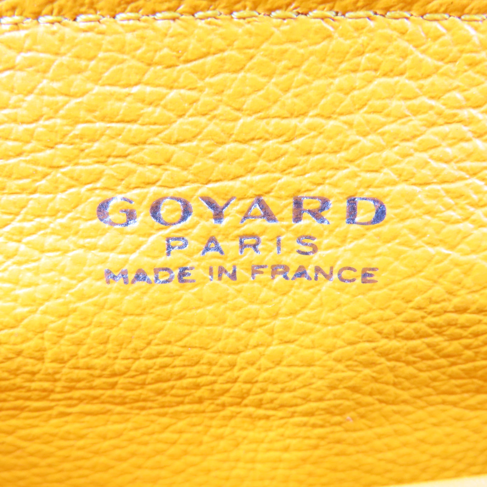 GOYARD 塗層帆布/牛皮皮革Saigon銀扣手挽肩背兩用袋橙色