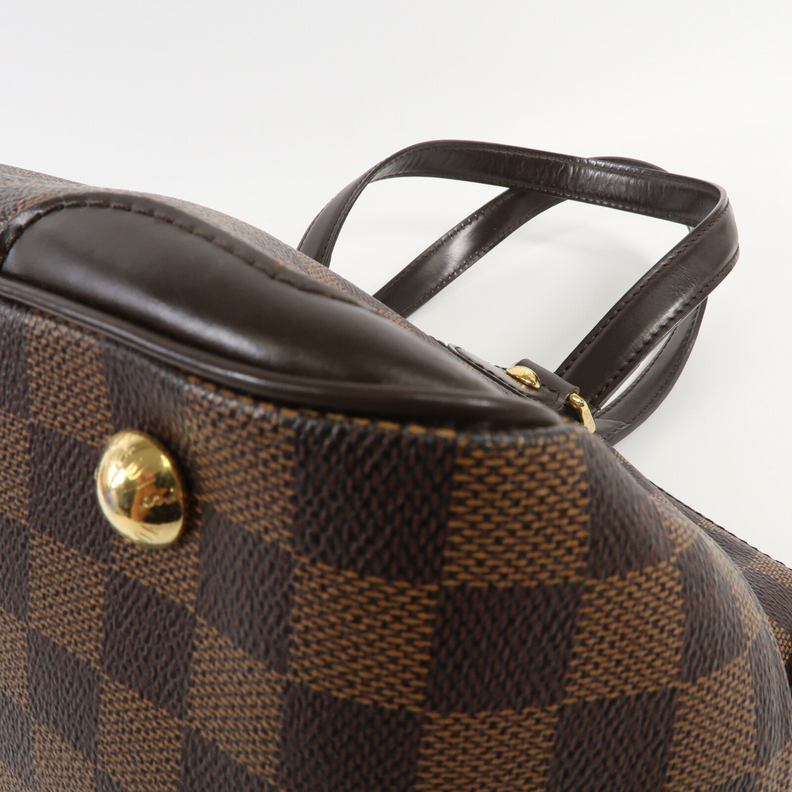 LOUIS VUITTON Damier Verona PM金扣肩背袋