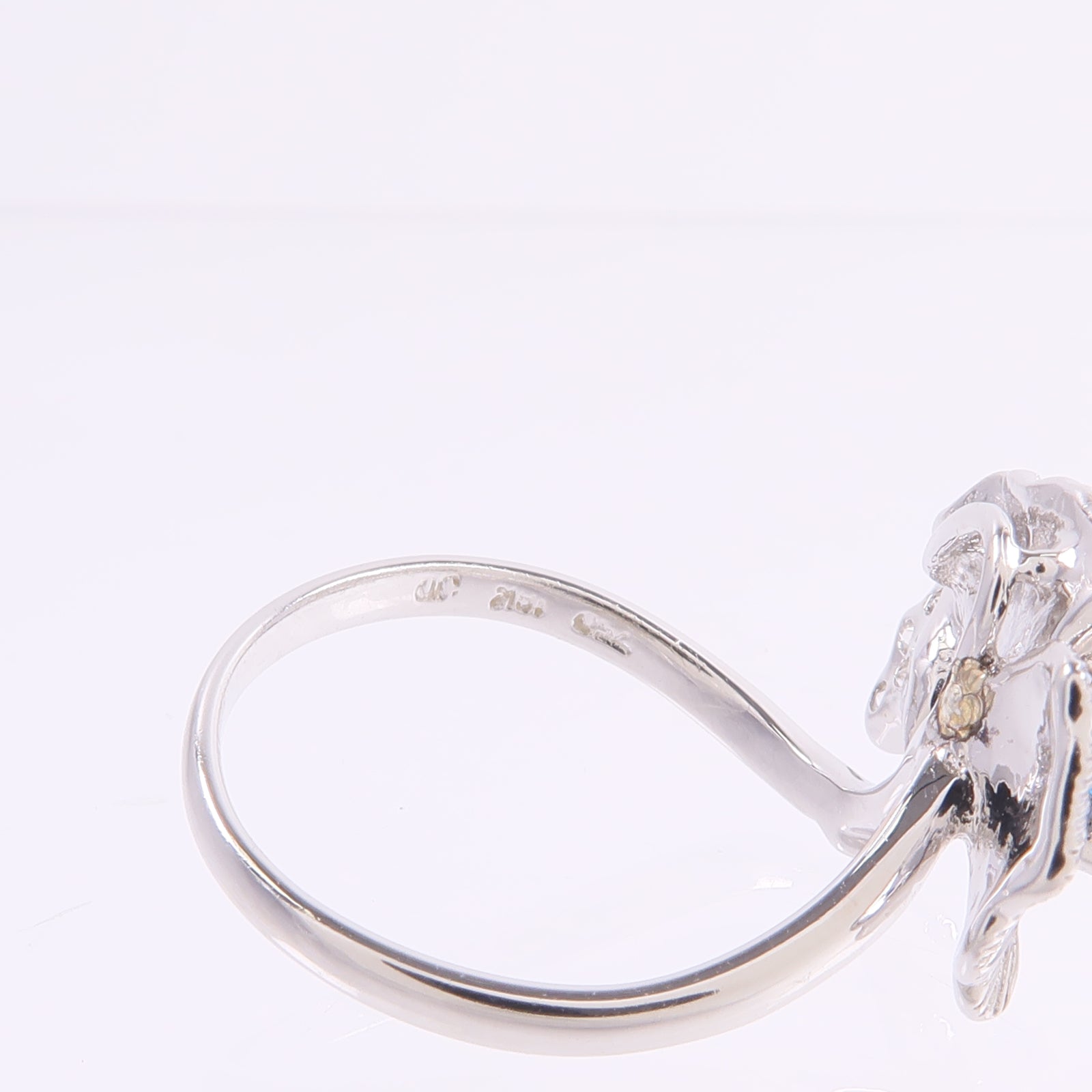 JEWELRY 18K白金Color Stone Diamond Ring彩色寶石/鑽石戒指