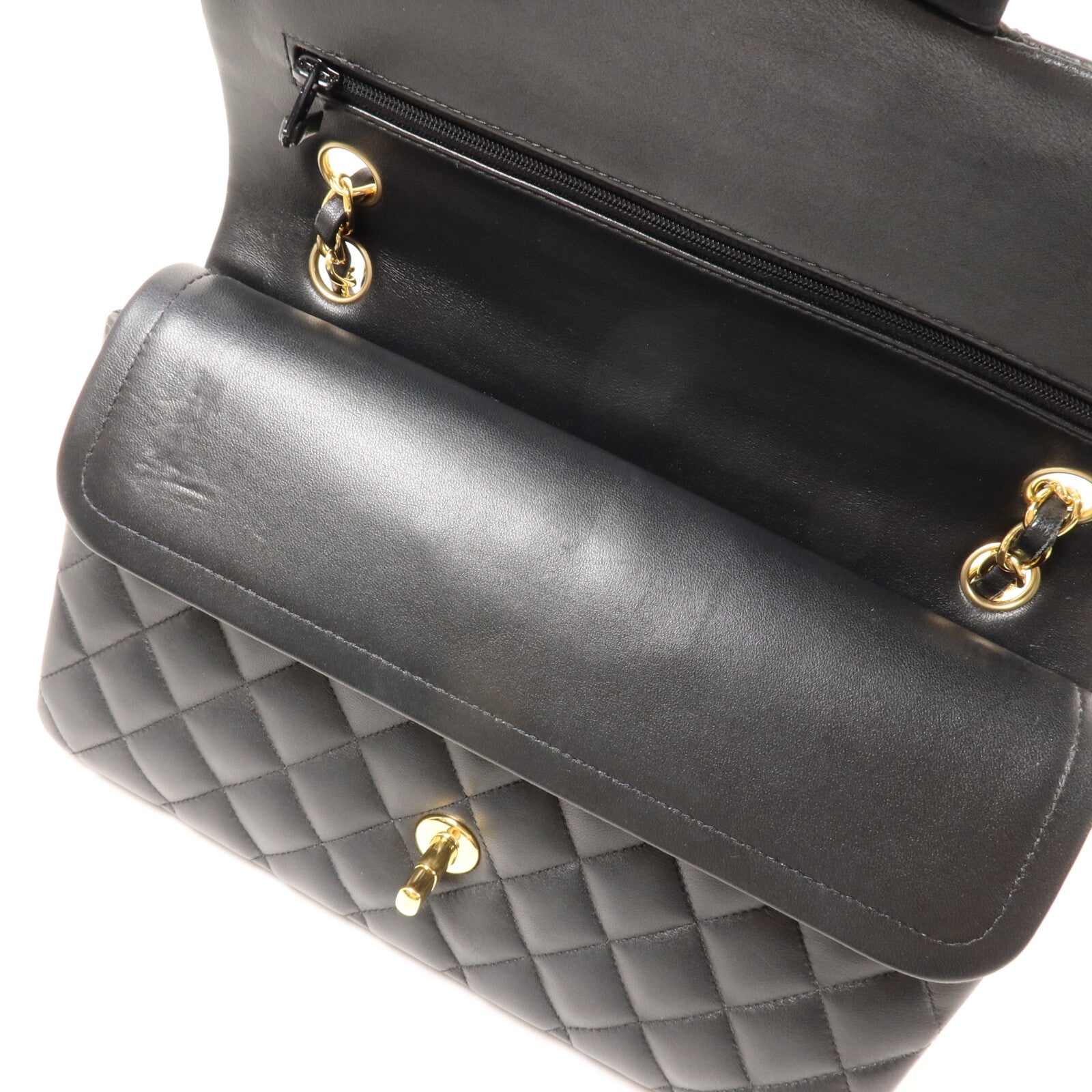 CHANEL 羊皮皮革Classic 25鏈帶肩背袋