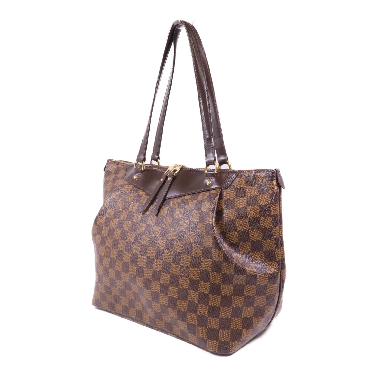 LOUIS VUITTON Damier Westminster GM金扣肩背袋
