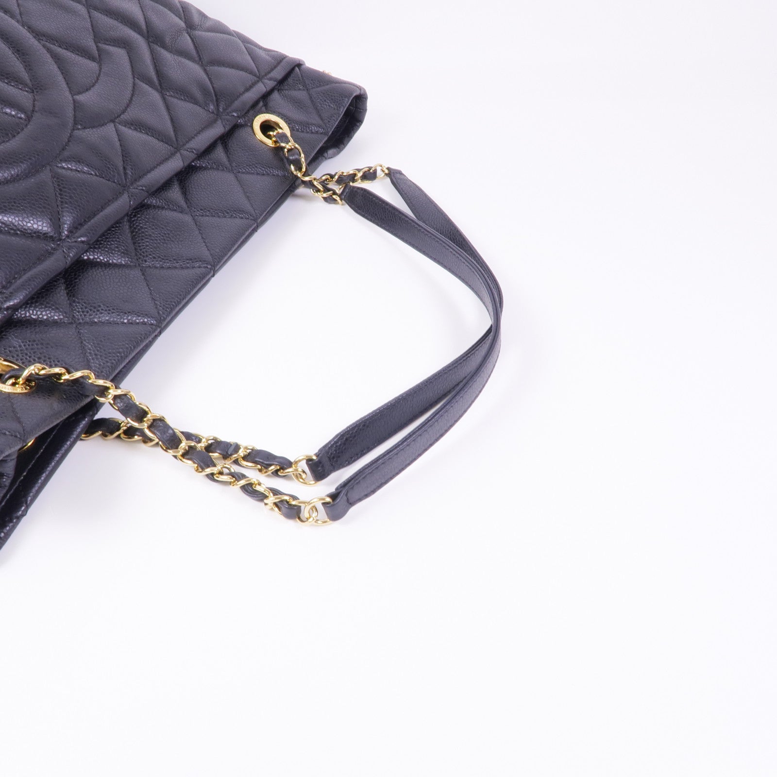 CHANEL 牛皮皮革Shoulder Bag金扣肩背袋