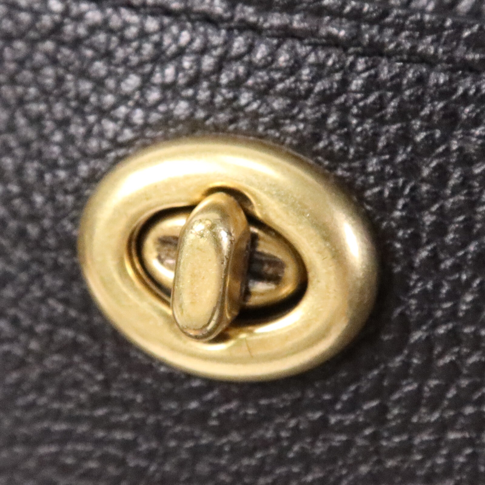COACH 牛皮皮革Shoulder Bag金扣肩背袋