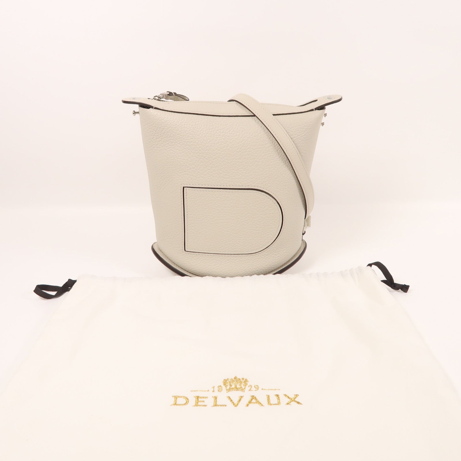 Delvaux Taurillon Soft Pin Twist Small銀扣手挽肩背兩用袋