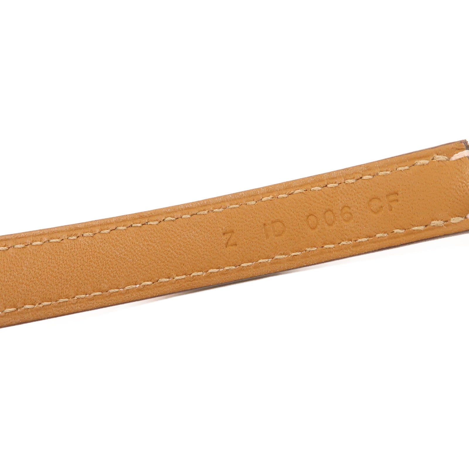 HERMES Swift皮革Rivale Double Tour手鐲