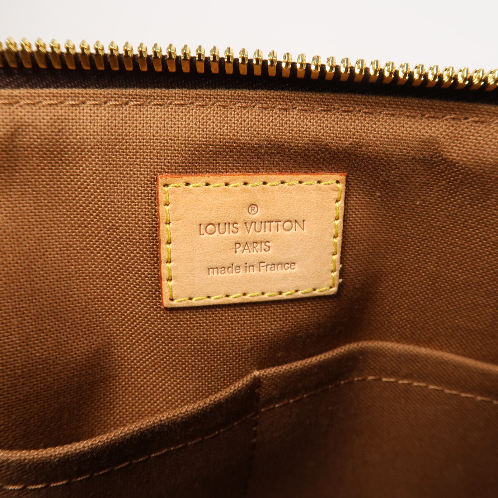 LOUIS VUITTON Monogram Palermo PM金扣手挽肩背兩用袋啡色