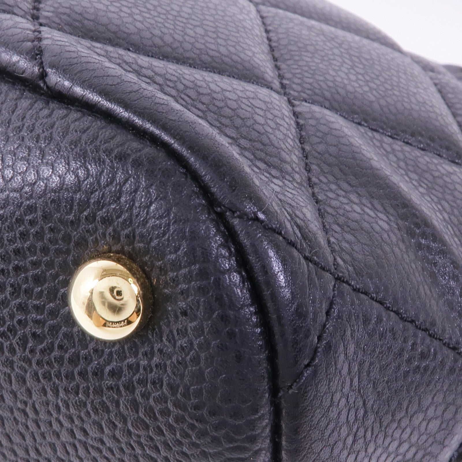 CHANEL 牛皮皮革Shoulder Bag金扣肩背袋