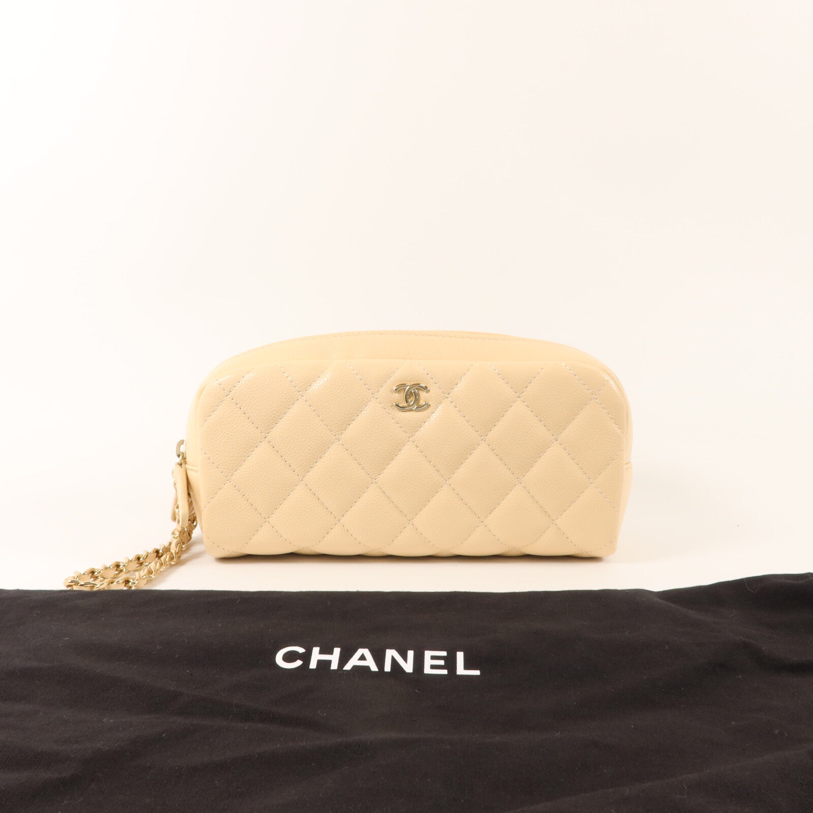 CHANEL 牛皮皮革Classic Cosmetic Case小袋