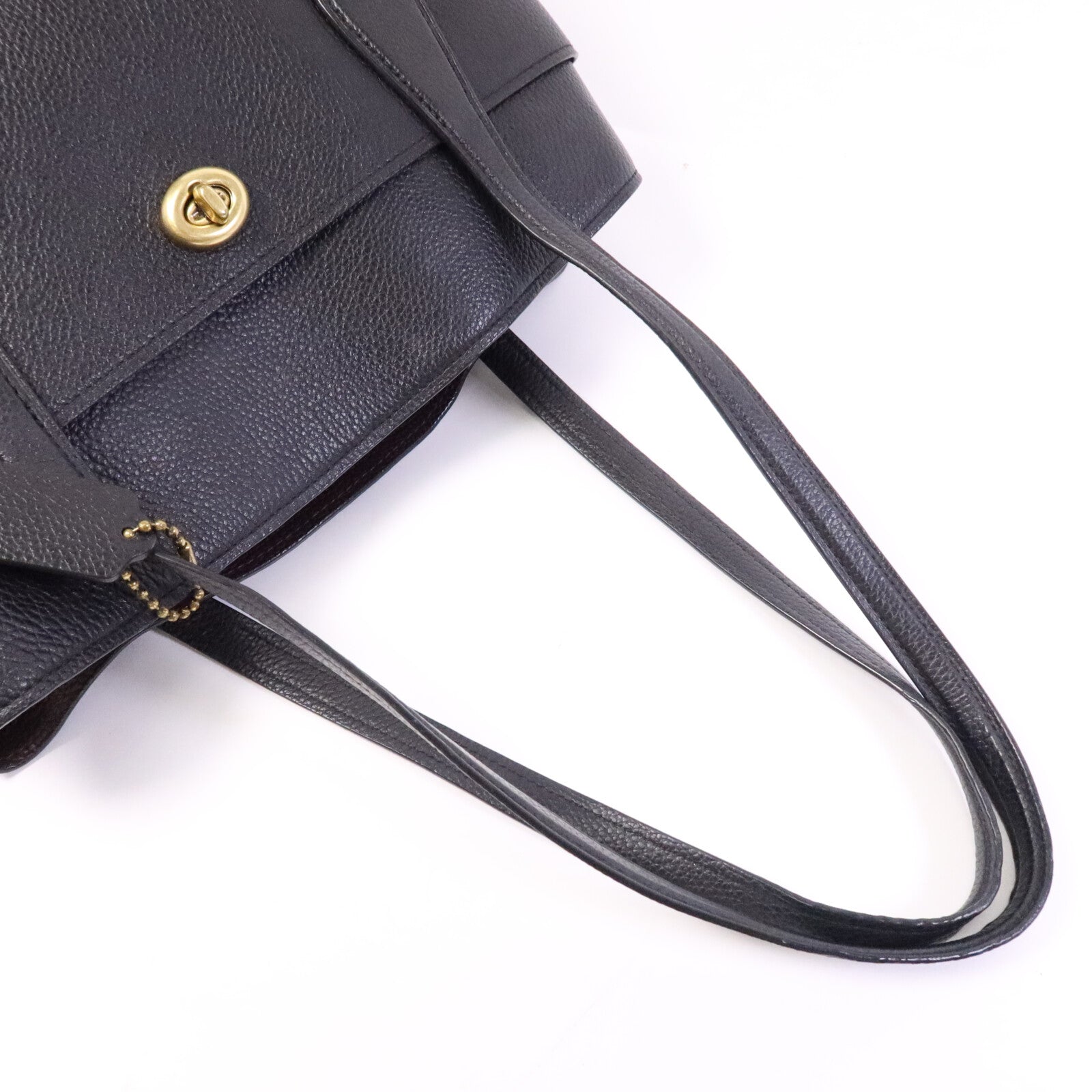COACH 牛皮皮革Shoulder Bag金扣肩背袋