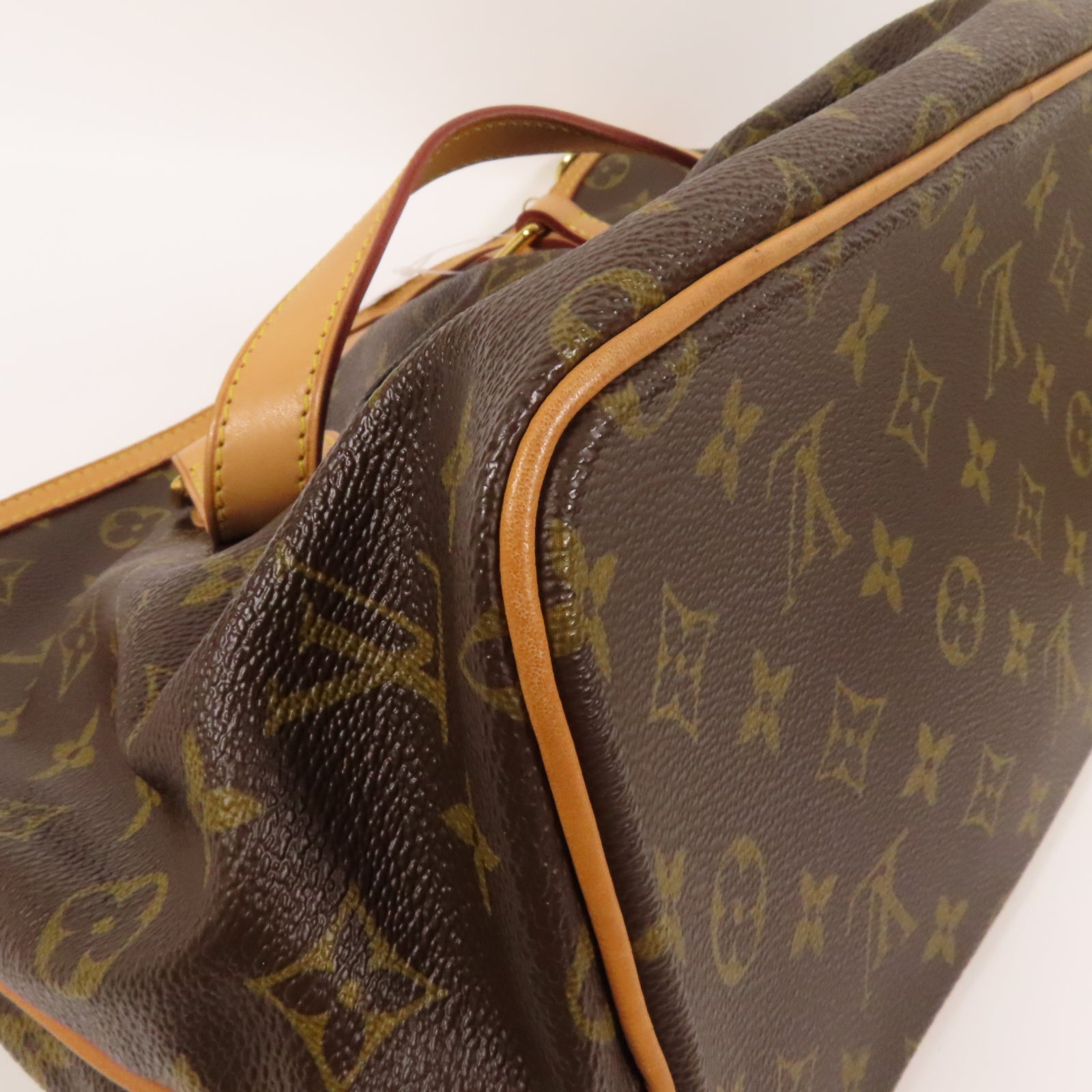 LOUIS VUITTON Monogram Palermo GM金扣手挽肩背兩用袋啡色