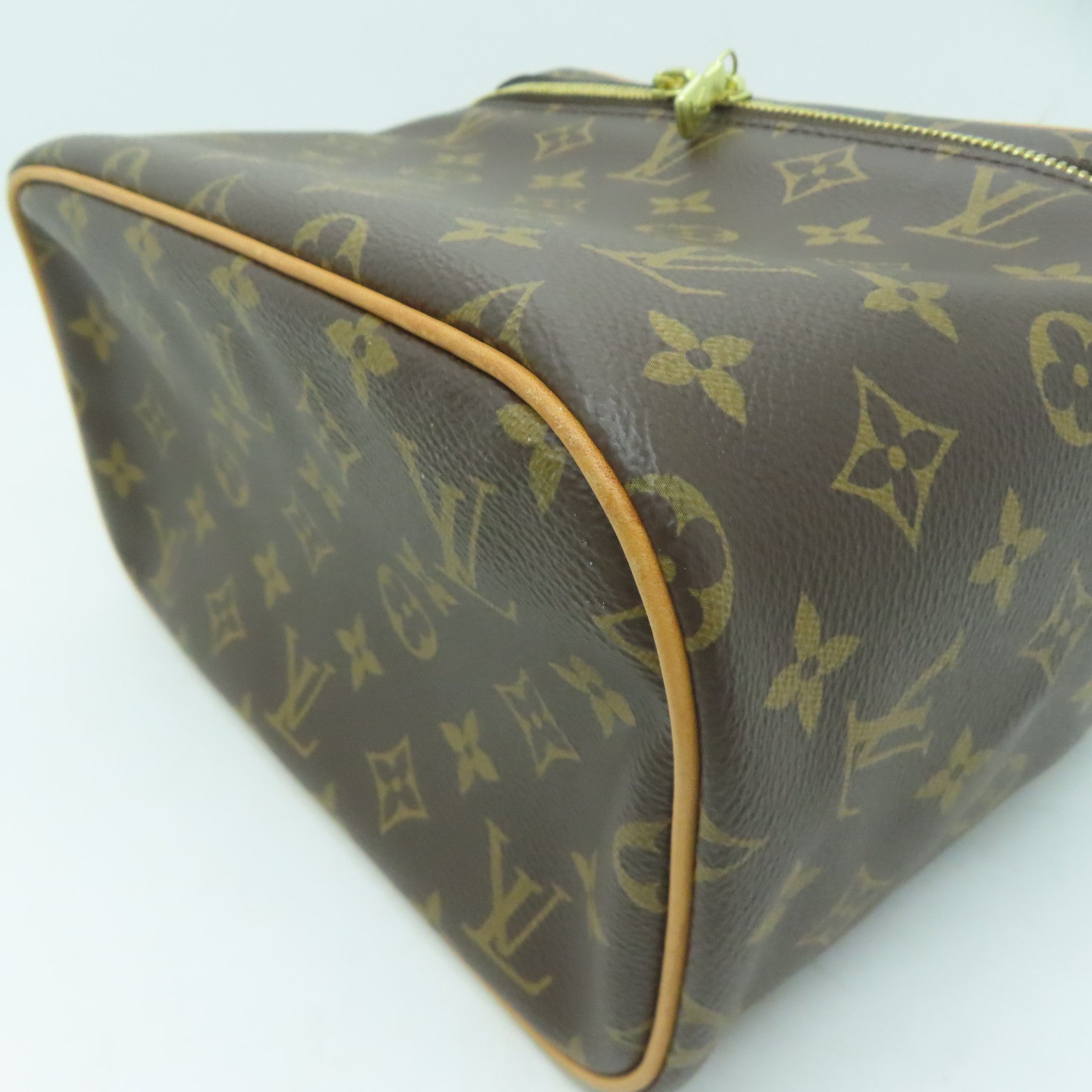 LOUIS VUITTON 【清倉大減價】Monogram Nice BB金扣手挽袋啡色
