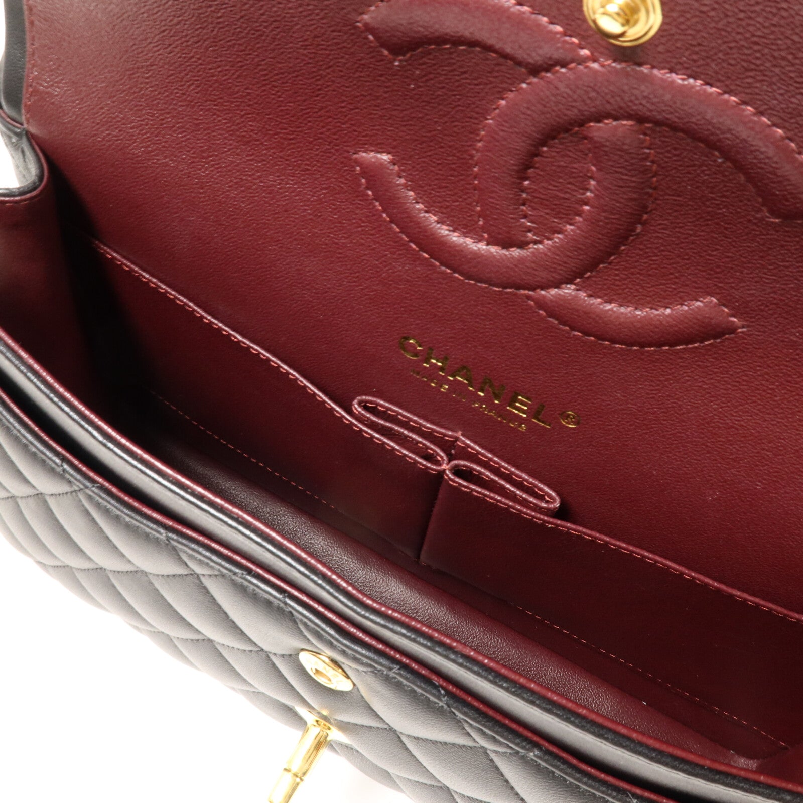 CHANEL 羊皮皮革Classic 25鏈帶肩背袋