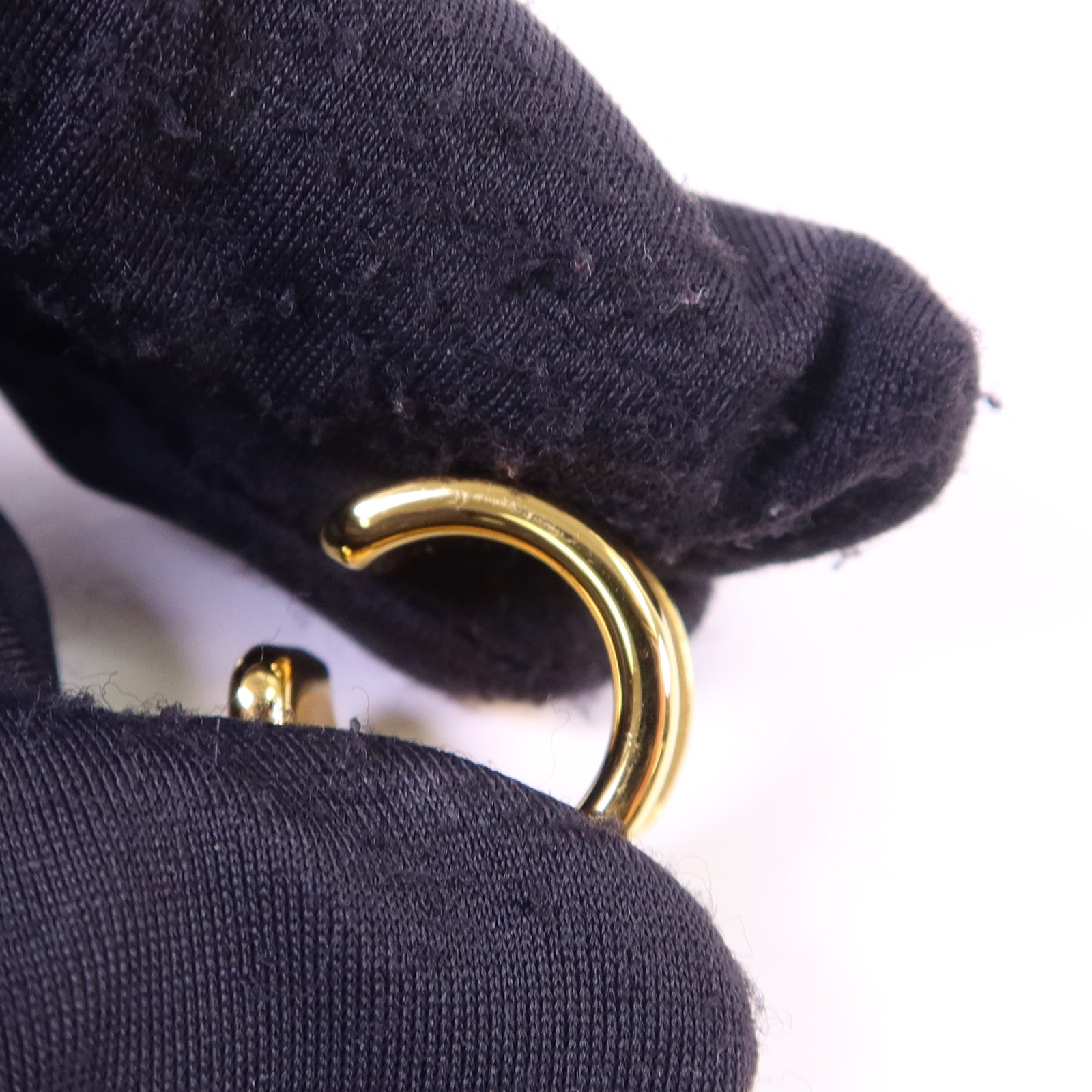 HERMES 【激減優惠】金屬/皮革Olympe Ear Cuff耳夾