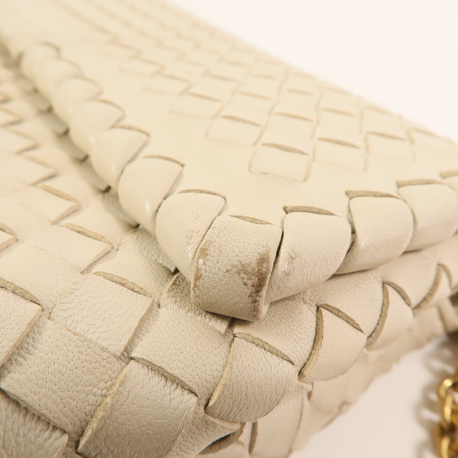 BOTTEGA VENETA 羊皮皮革Second Bag金扣鏈帶肩背袋