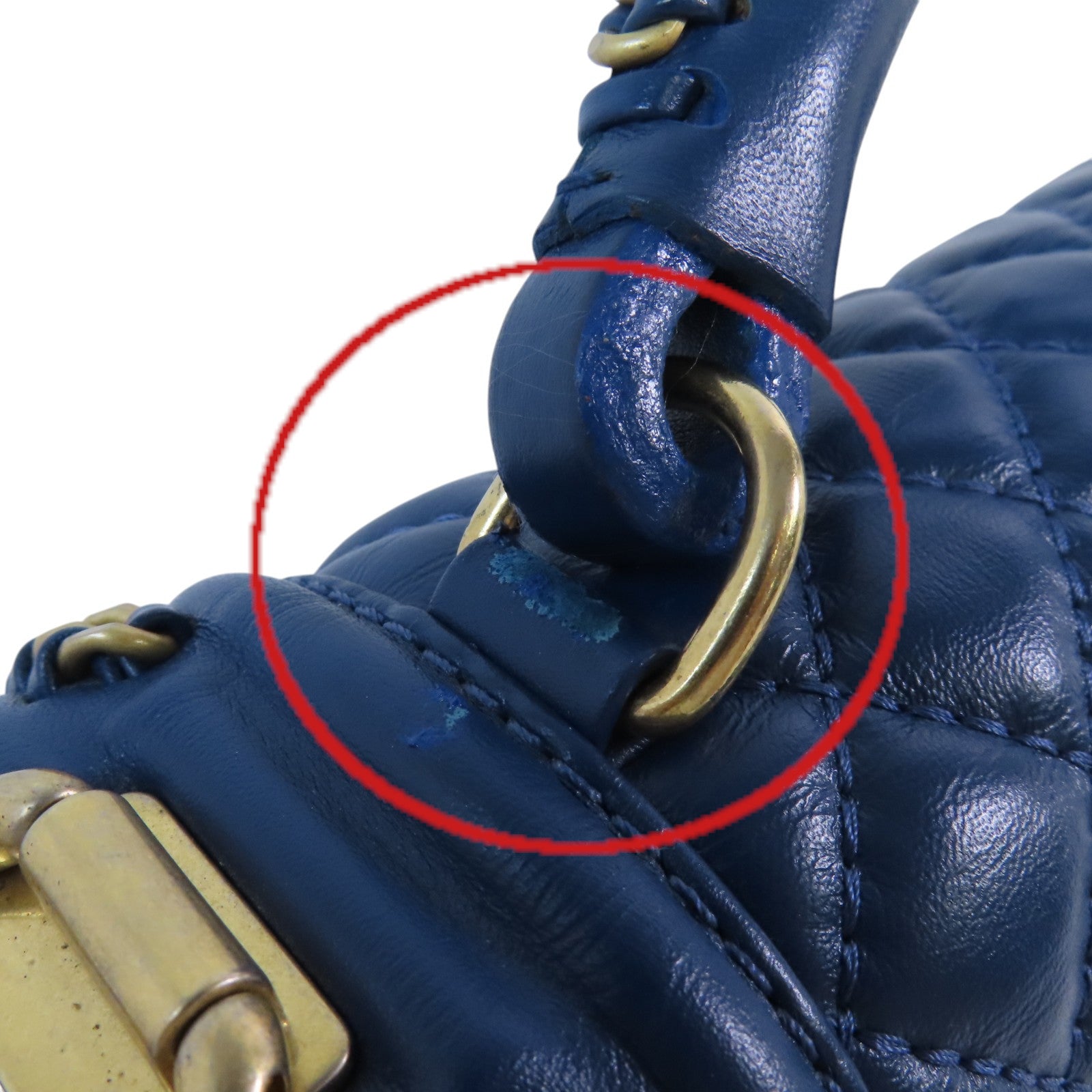 CHANEL 羊皮皮革Boy 25 With Handel金扣鏈帶肩背袋