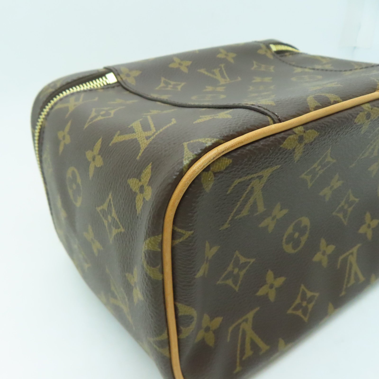 LOUIS VUITTON 【清倉大減價】Monogram Nice BB金扣手挽袋啡色