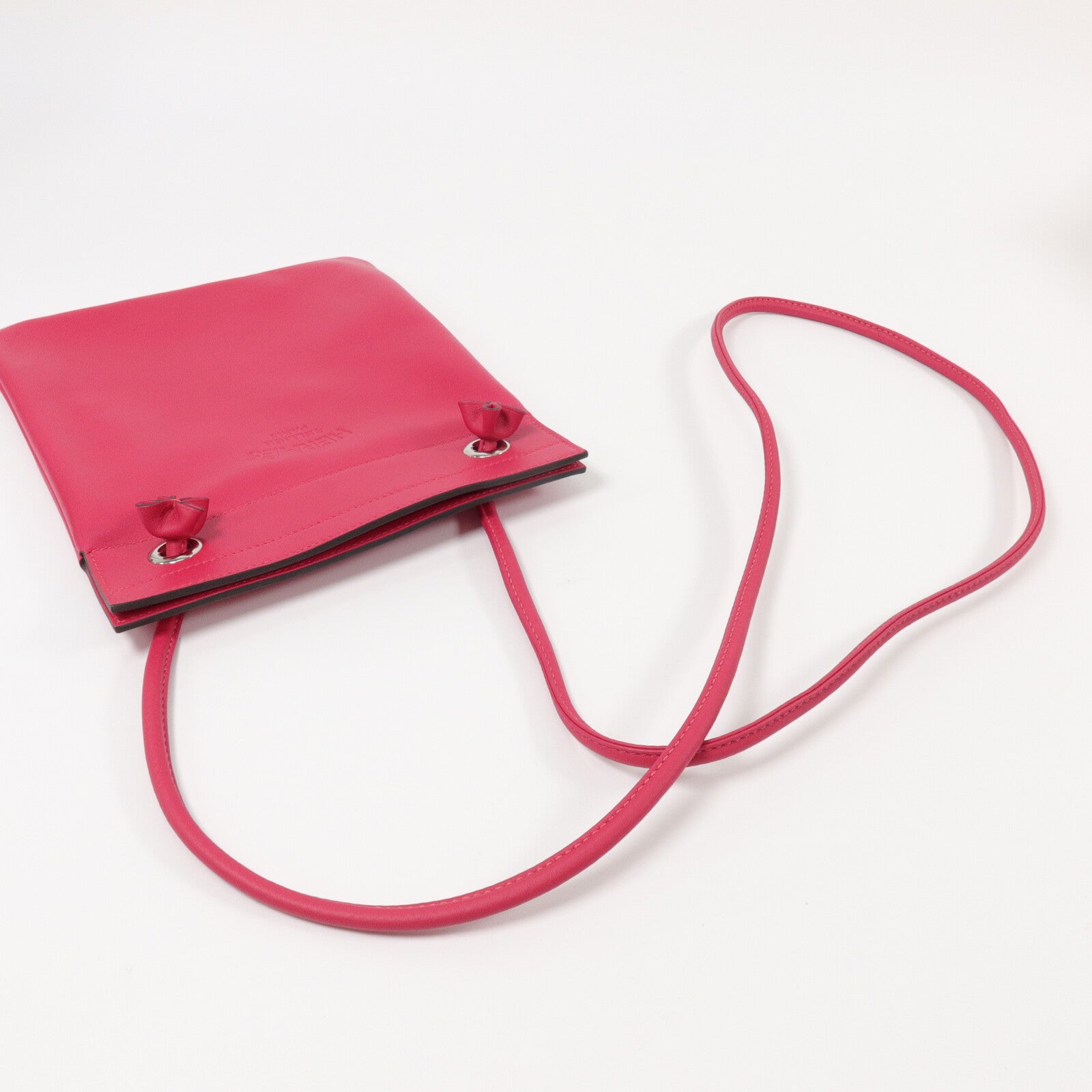 HERMES Swift皮革Aline Mini肩背袋Framboise