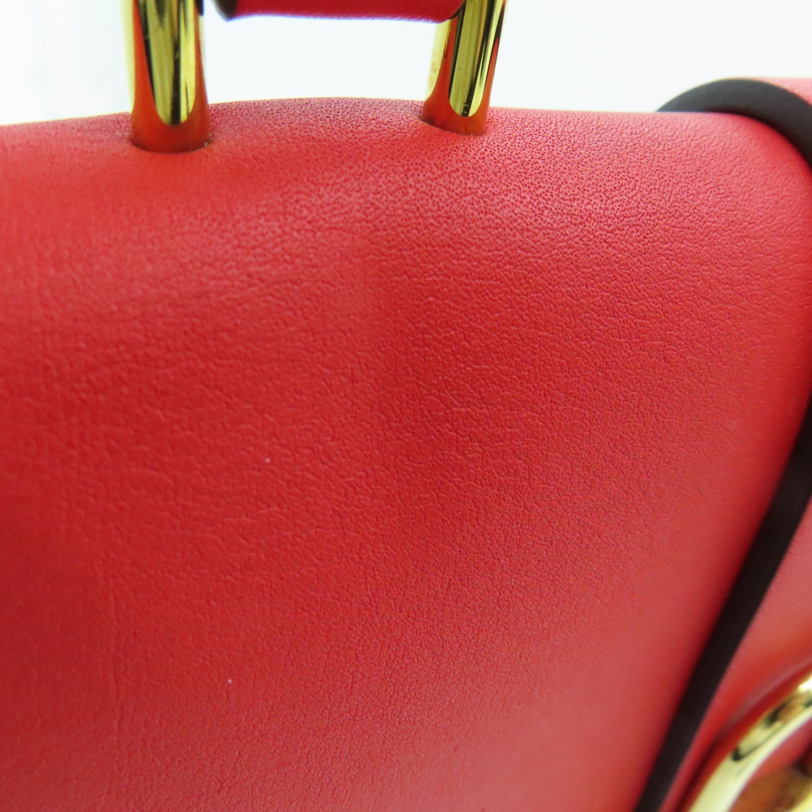LOUIS VUITTON Monogram Locky BB 2 way  Shoulder Bag金扣兩用手挽肩背袋紅色