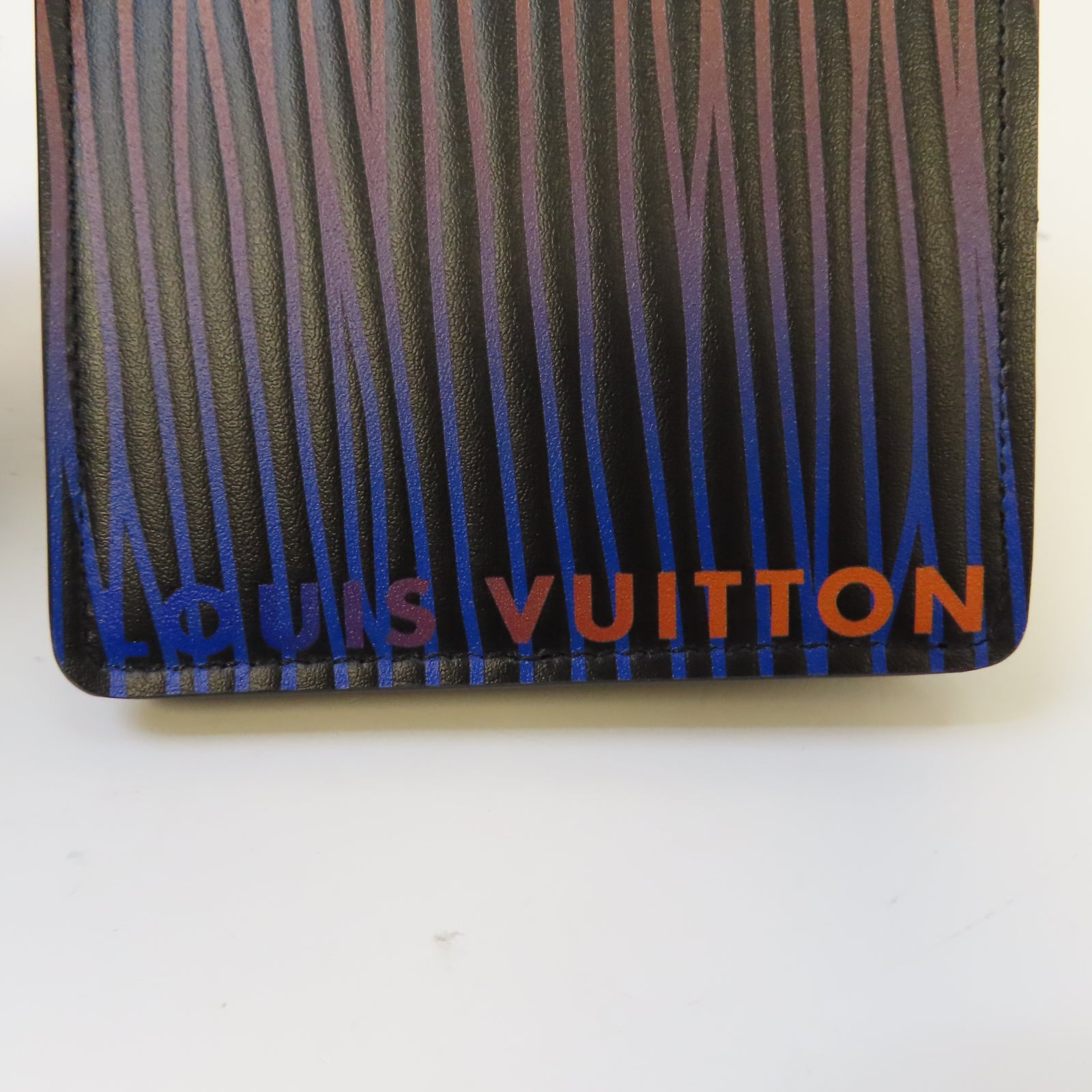 LOUIS VUITTON Epi Gradient Electric Sun Slender Wallet錢包黑色/彩色