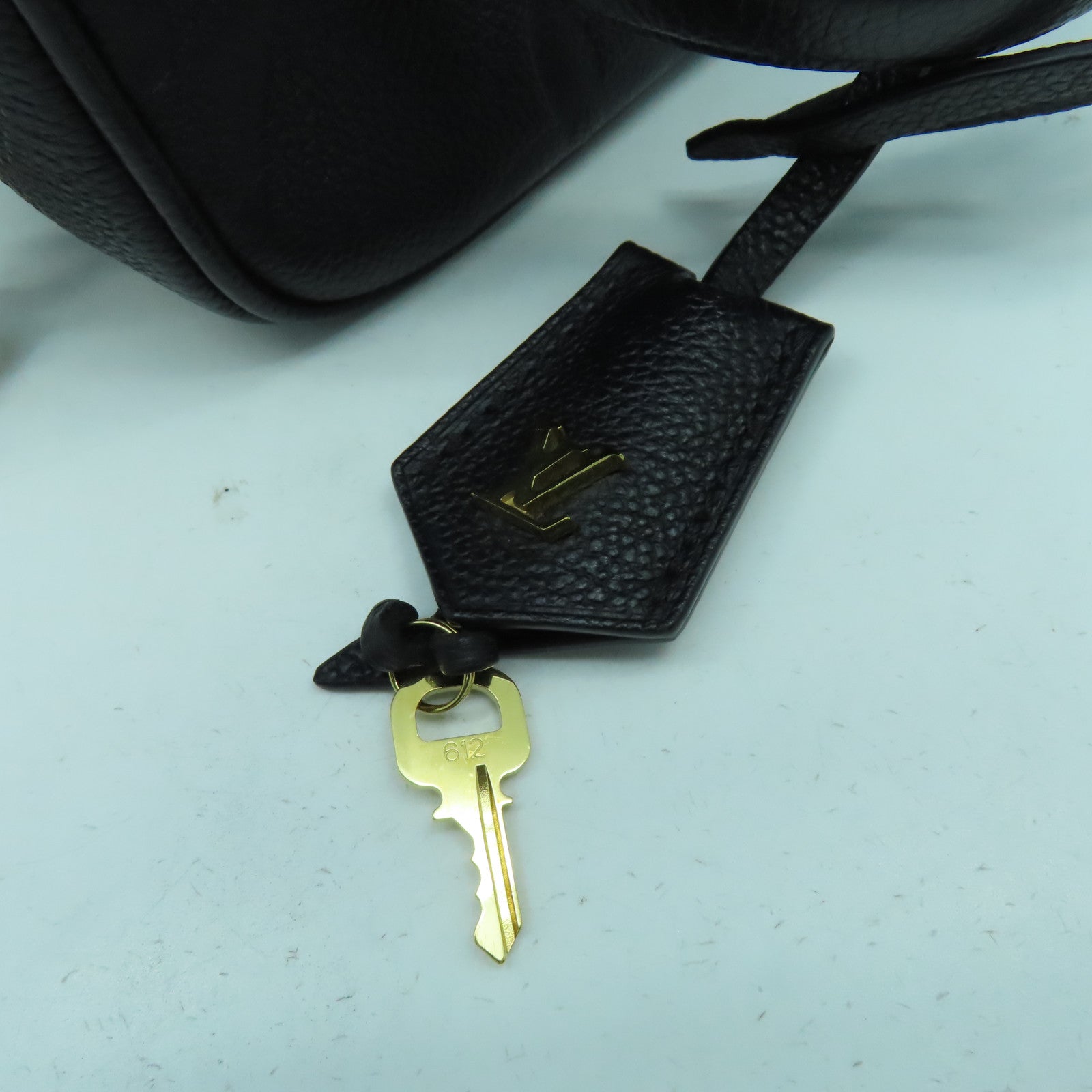 LOUIS VUITTON 【激減優惠】Monogram Empreinte Vanity PM金扣手挽肩背兩用袋黑色