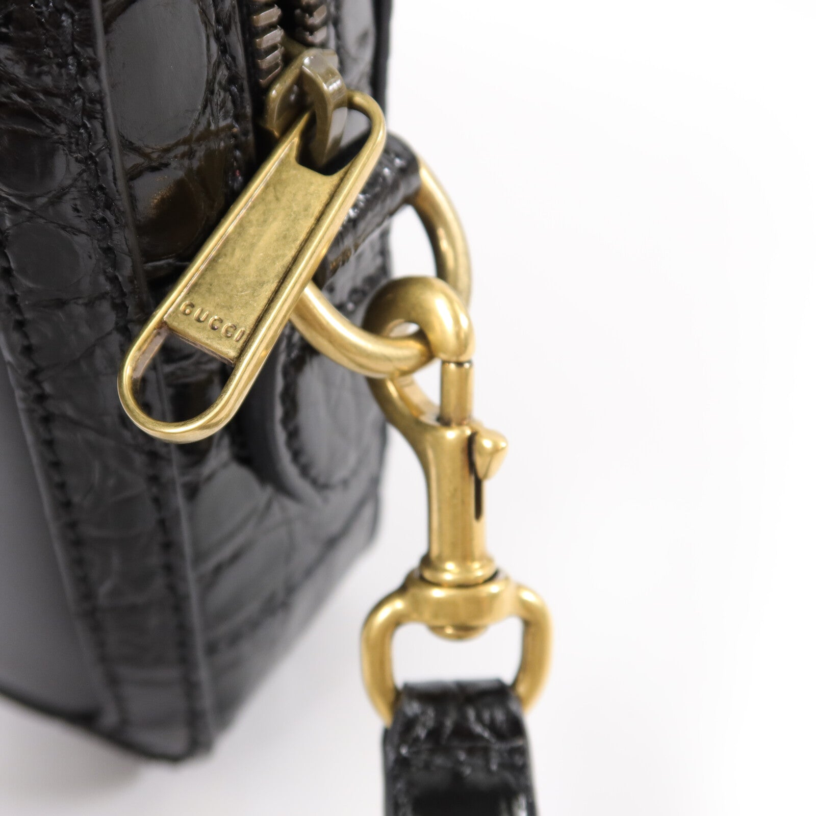 GUCCI 牛皮皮革/珍稀皮革2 Way Shoulder肩背袋
