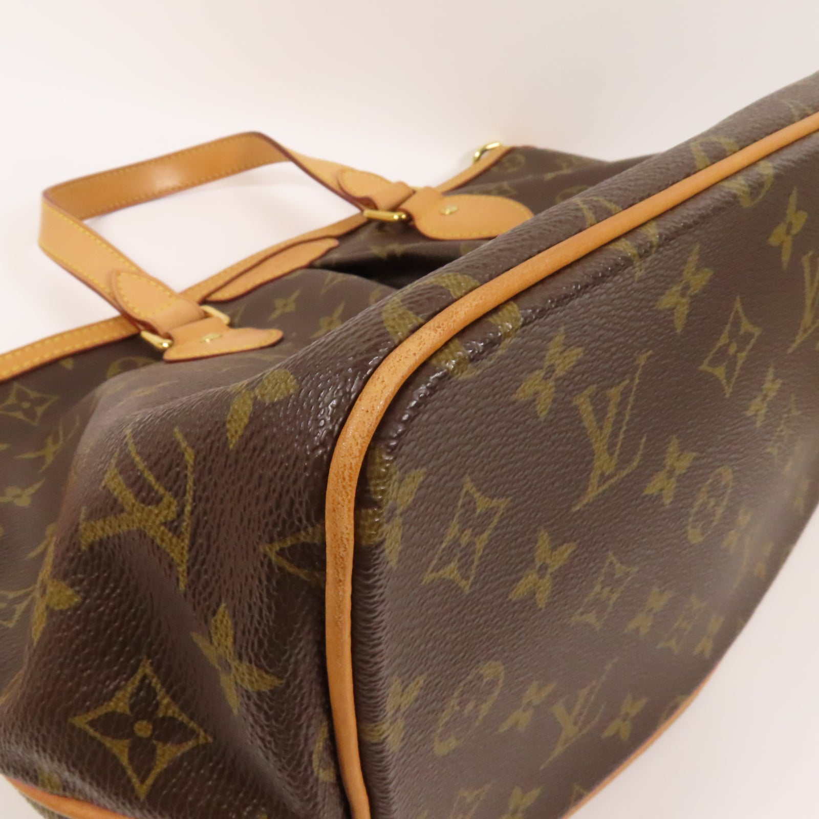 LOUIS VUITTON Monogram Palermo GM金扣手挽肩背兩用袋啡色