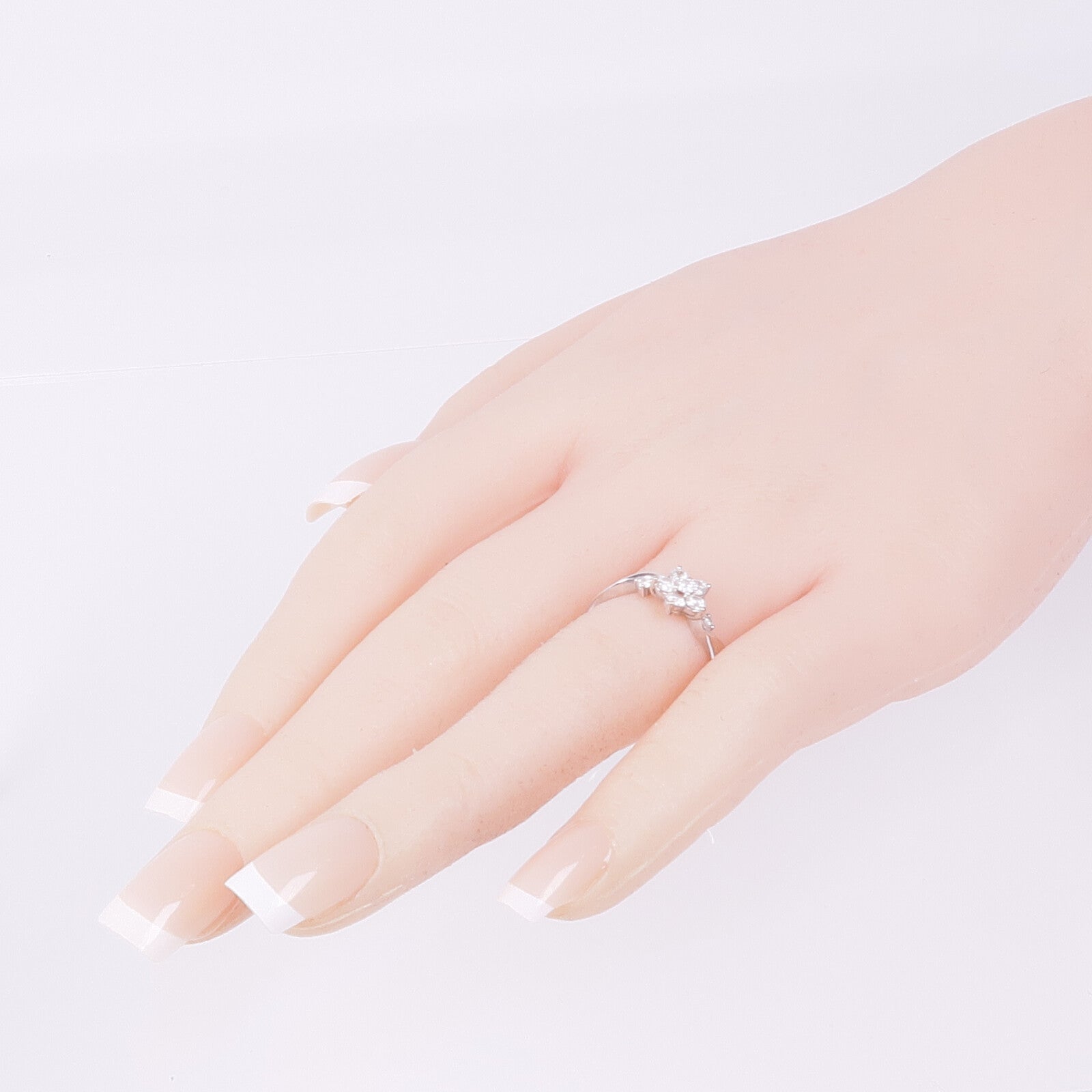JEWELRY 【激減優惠】18K白金Diamond Ring鑽石戒指US#6.75