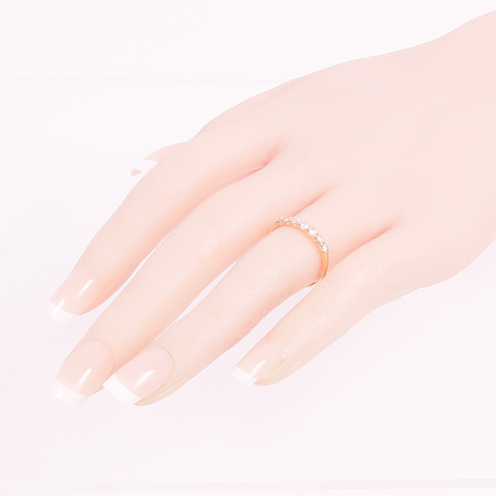 JEWELRY 18K玫瑰金Diamond Ring鑽石戒指US#7.25
